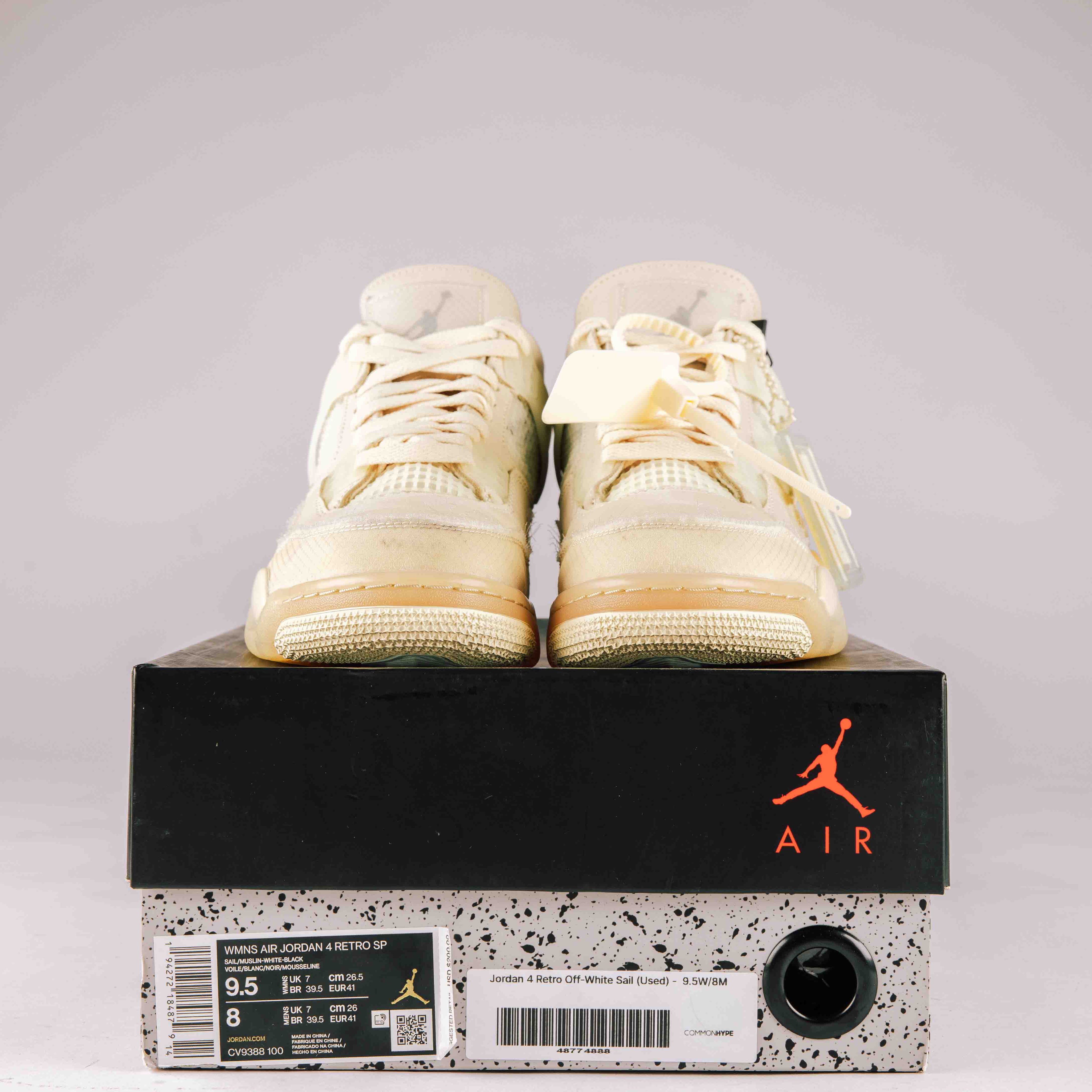 Jordan 4 Retro Off-White Sail - Used - 0026 - Common Hype