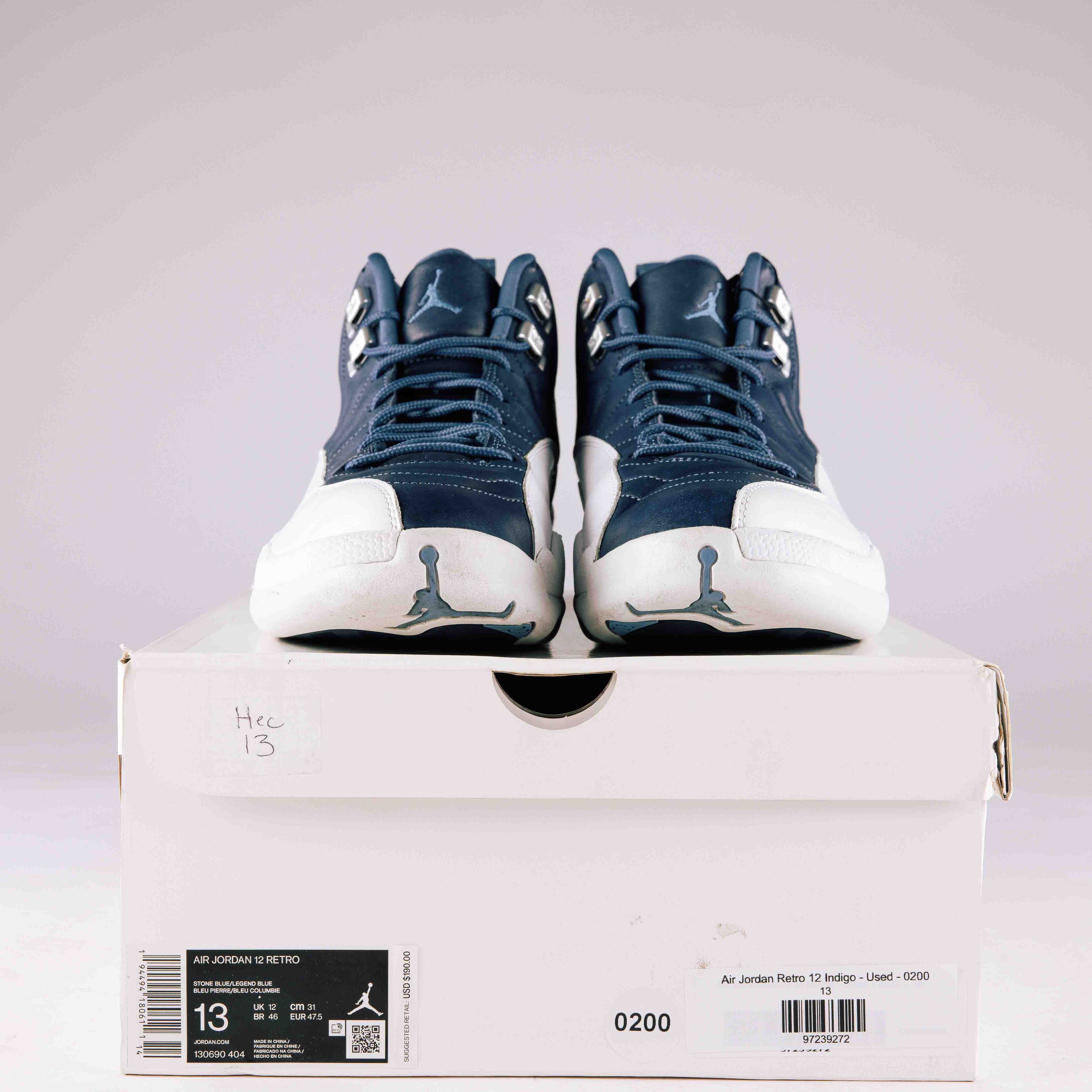 Air Jordan Retro 12 Indigo - Used - 0200 - Common Hype