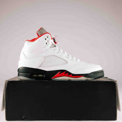 Air Jordan Retro 5 Fire Red Silver Tongue 2020 - Used - 0217 - Common Hype