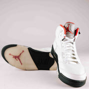 Air Jordan Retro 5 Fire Red Silver Tongue 2020 - Used - 0217 - Common Hype