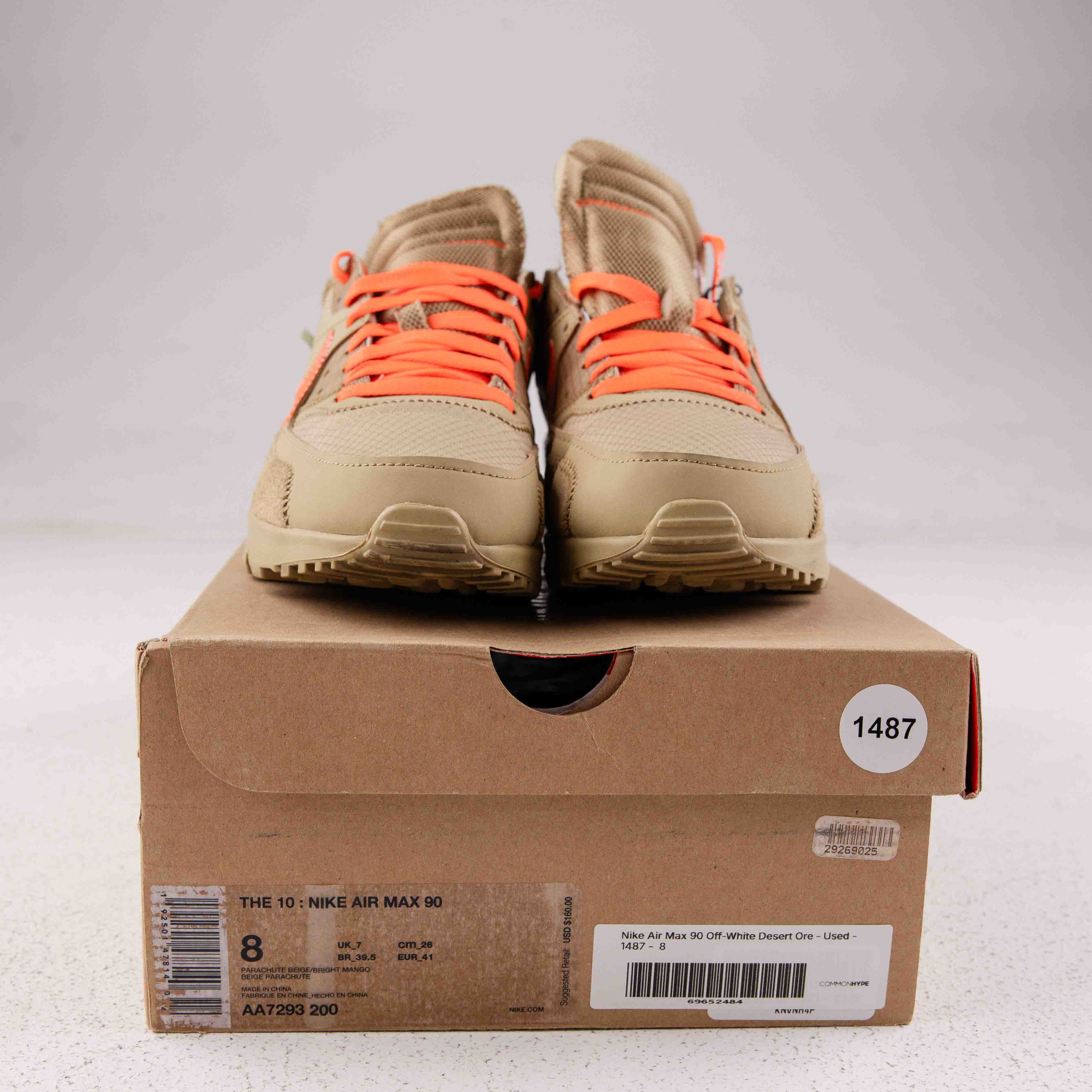 Nike Air Max 90 Off-White Desert Ore - Used - 1487 - Common Hype