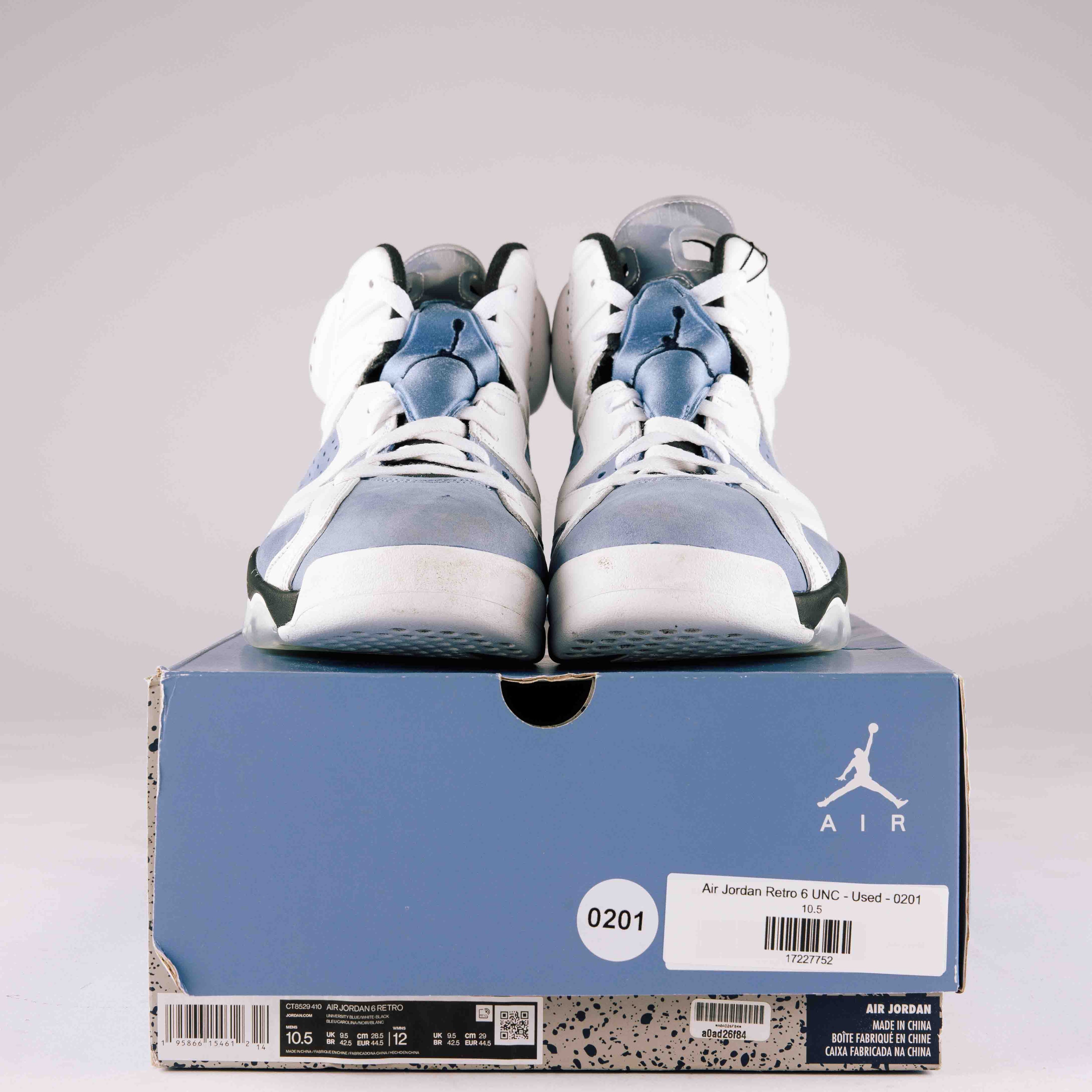 Air Jordan Retro 6 UNC - Used - 0201 - Common Hype