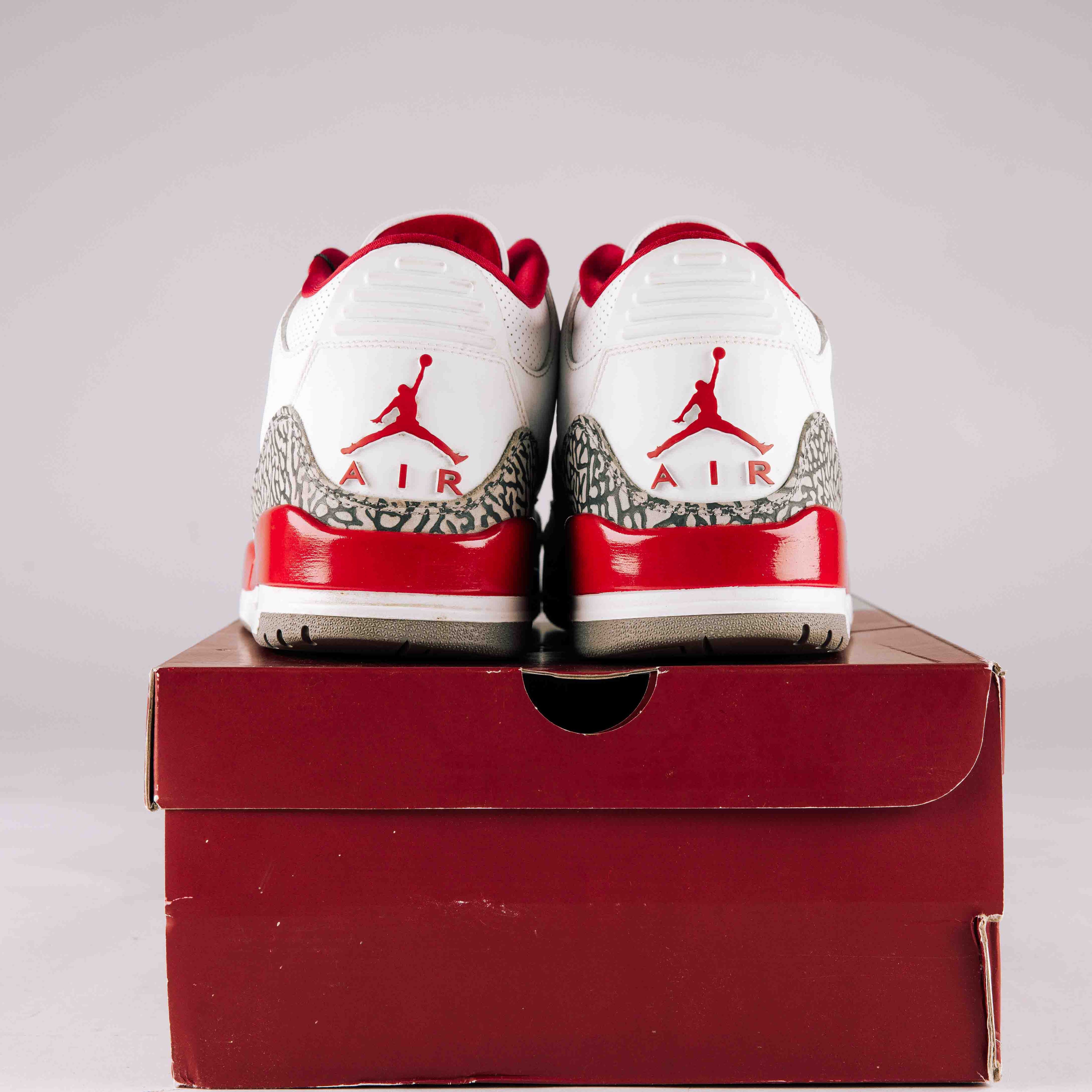 Jordan 3 Retro Cardinal Red - Used - 0216 - Common Hype