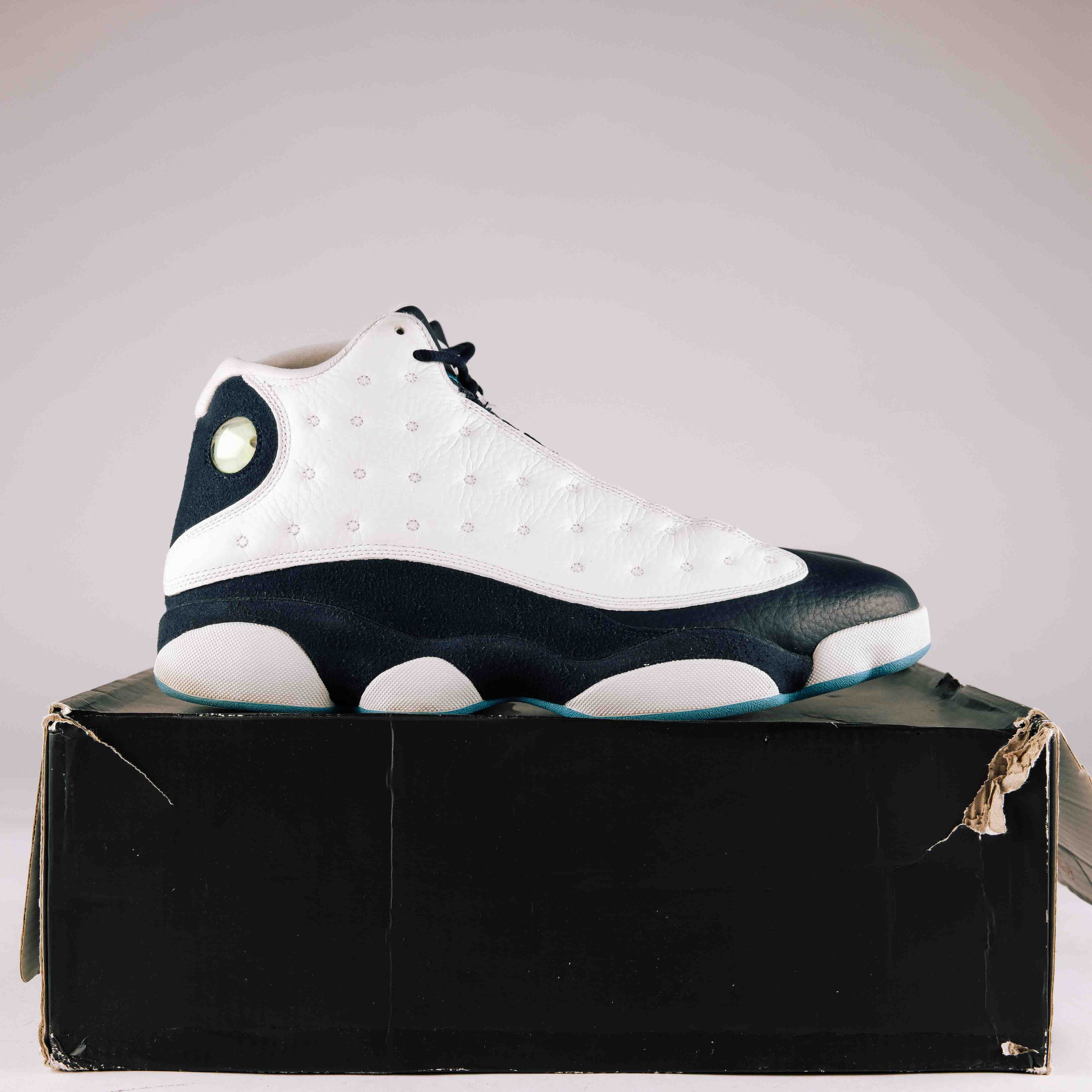 Jordan 13 Retro Obsidian Powder Blue White - Used - Rep Box - 0036 - Common Hype