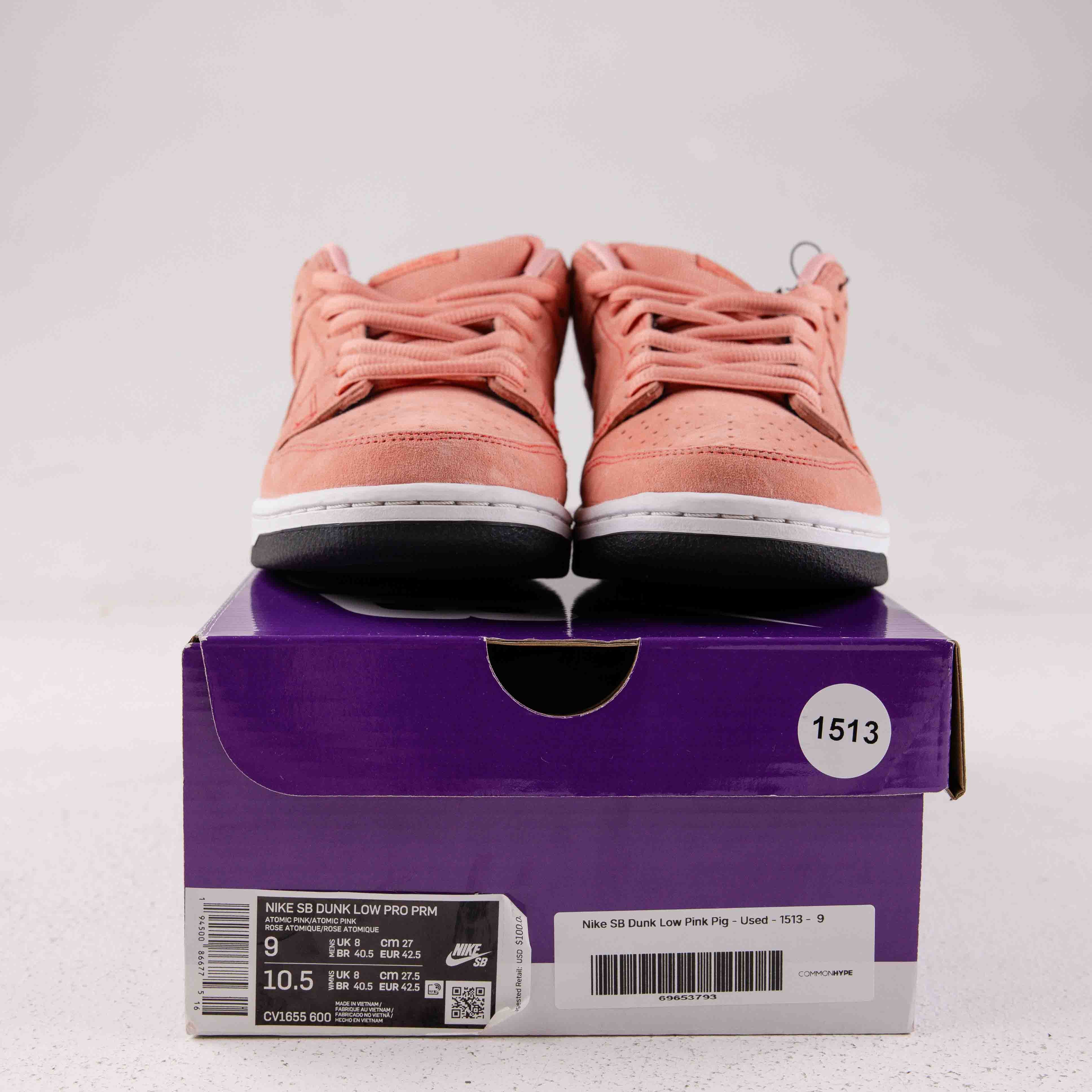 Nike SB Dunk Low Pink Pig - Used - 1513 - Common Hype