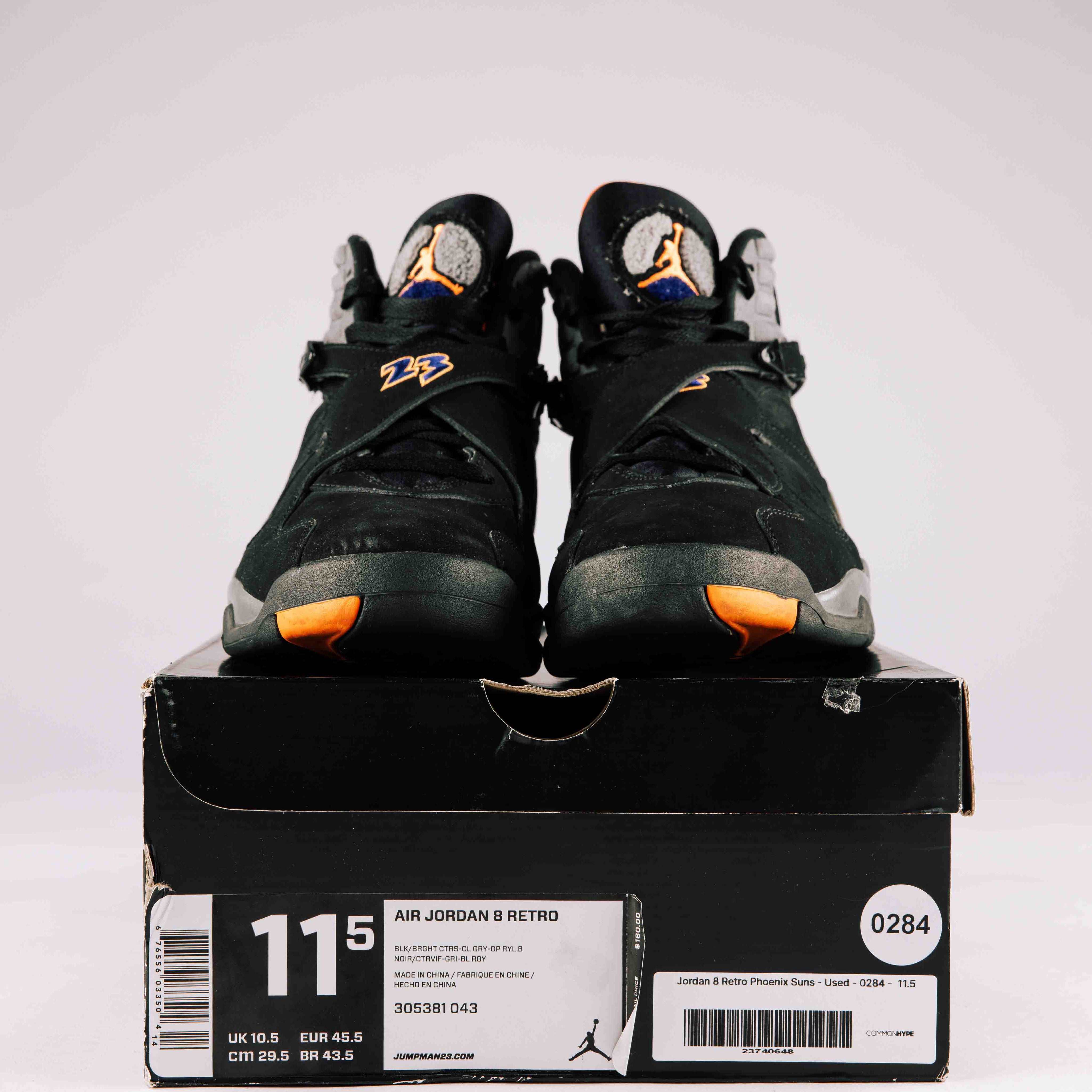 Jordan 8 Retro Phoenix Suns - Used - 0284 - Common Hype