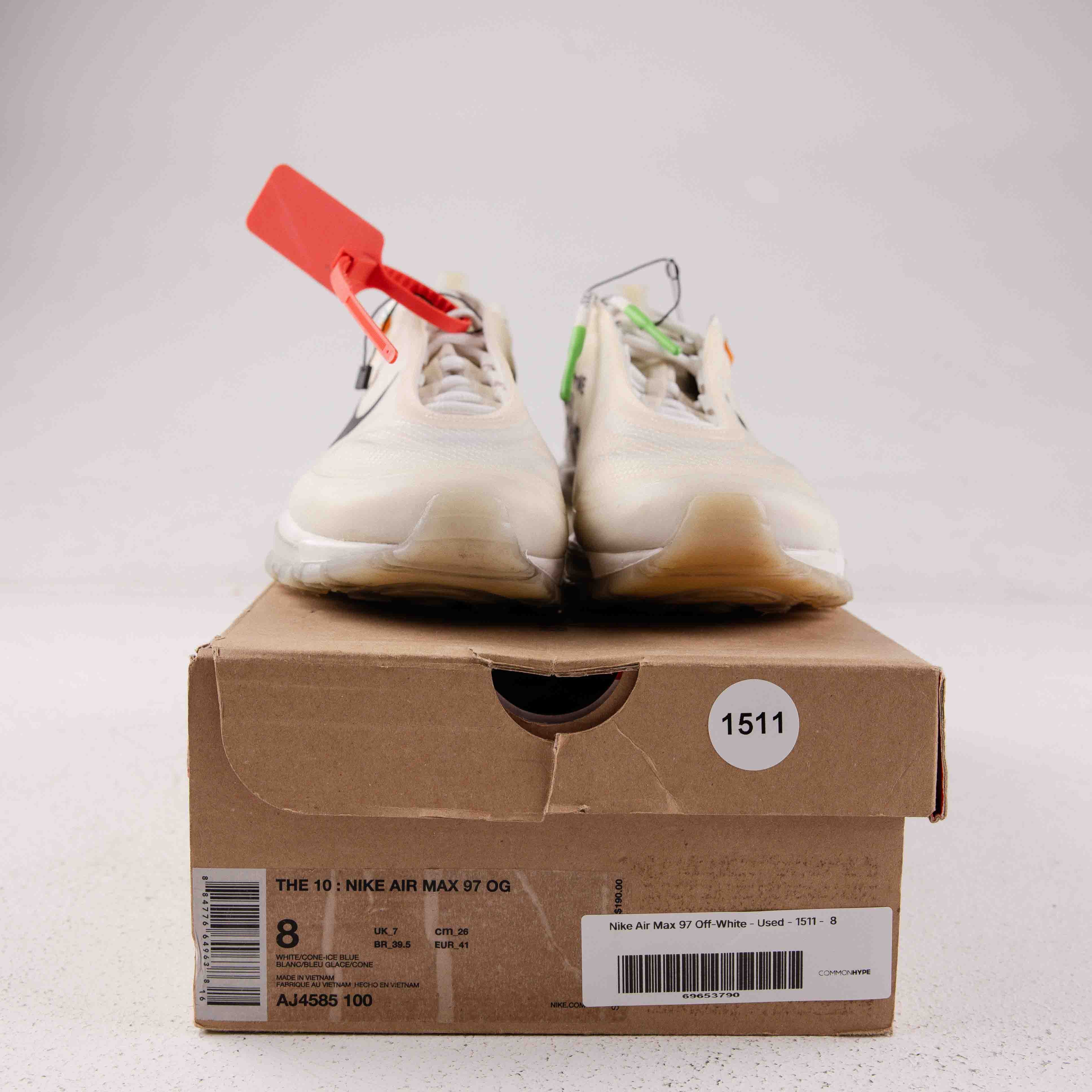 Nike Air Max 97 Off-White - Used - 1511 - Common Hype