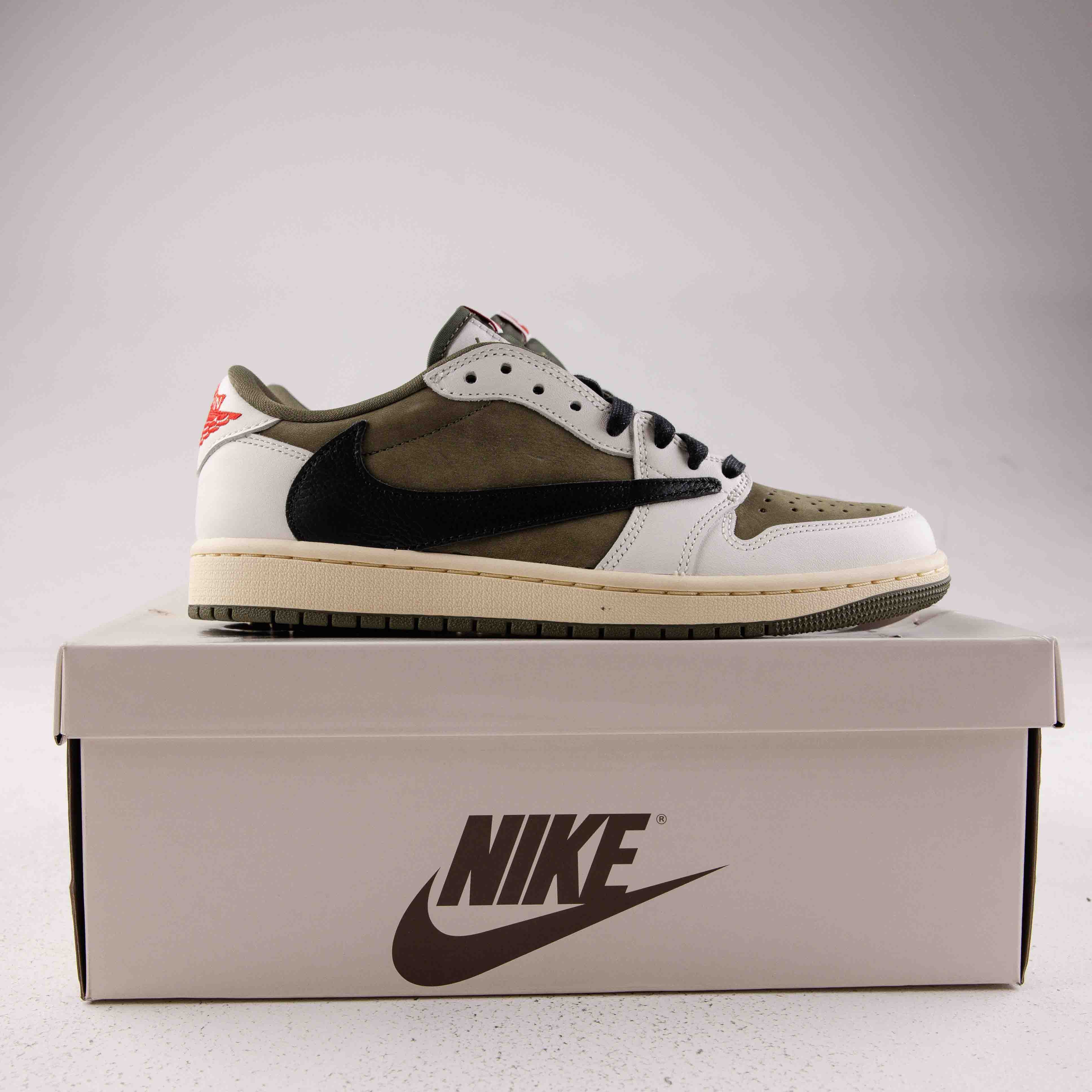 Jordan 1 Retro Low OG SP Travis Scott Medium Olive - Used - 4129 - Common Hype