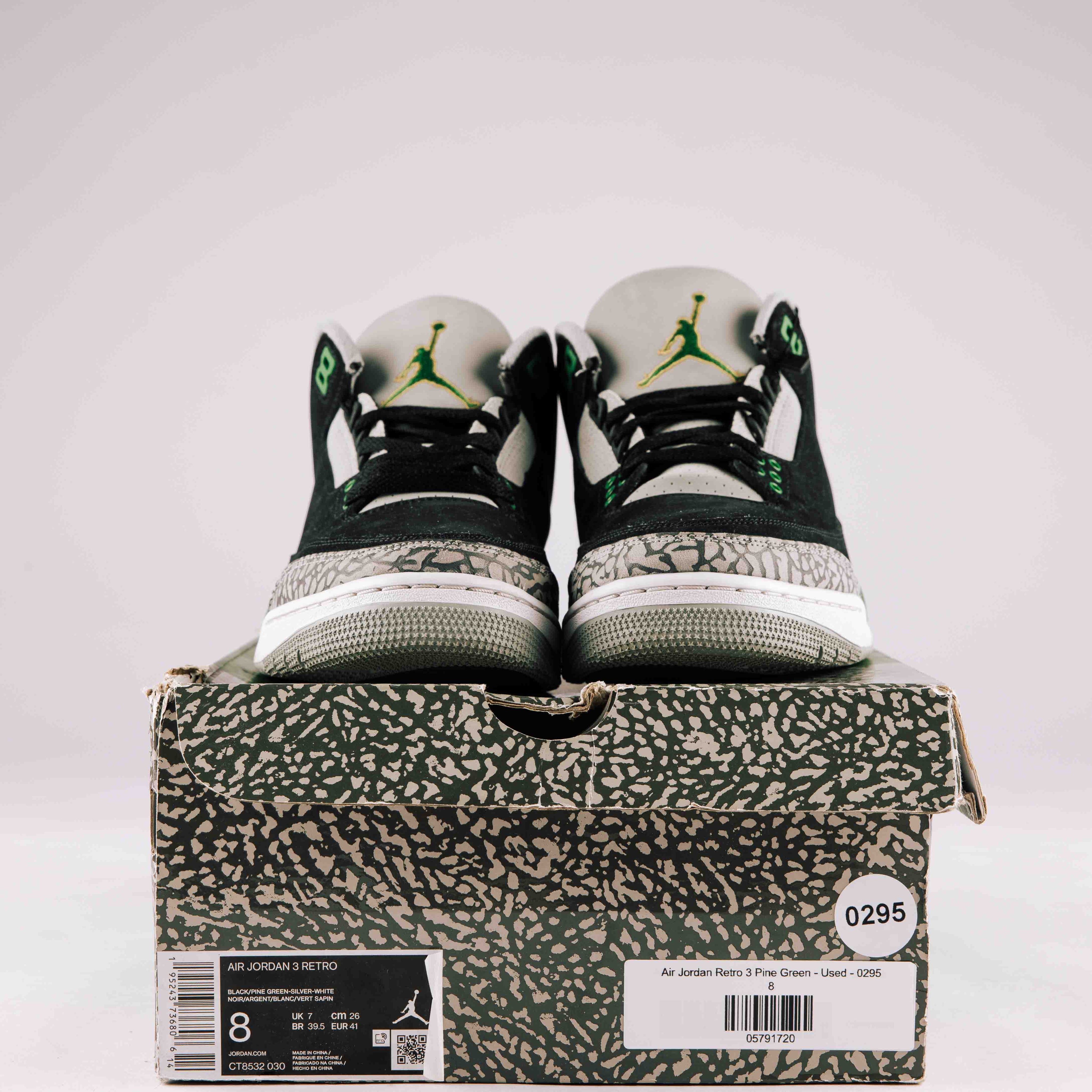 Air Jordan Retro 3 Pine Green - Used - 0295 - Common Hype