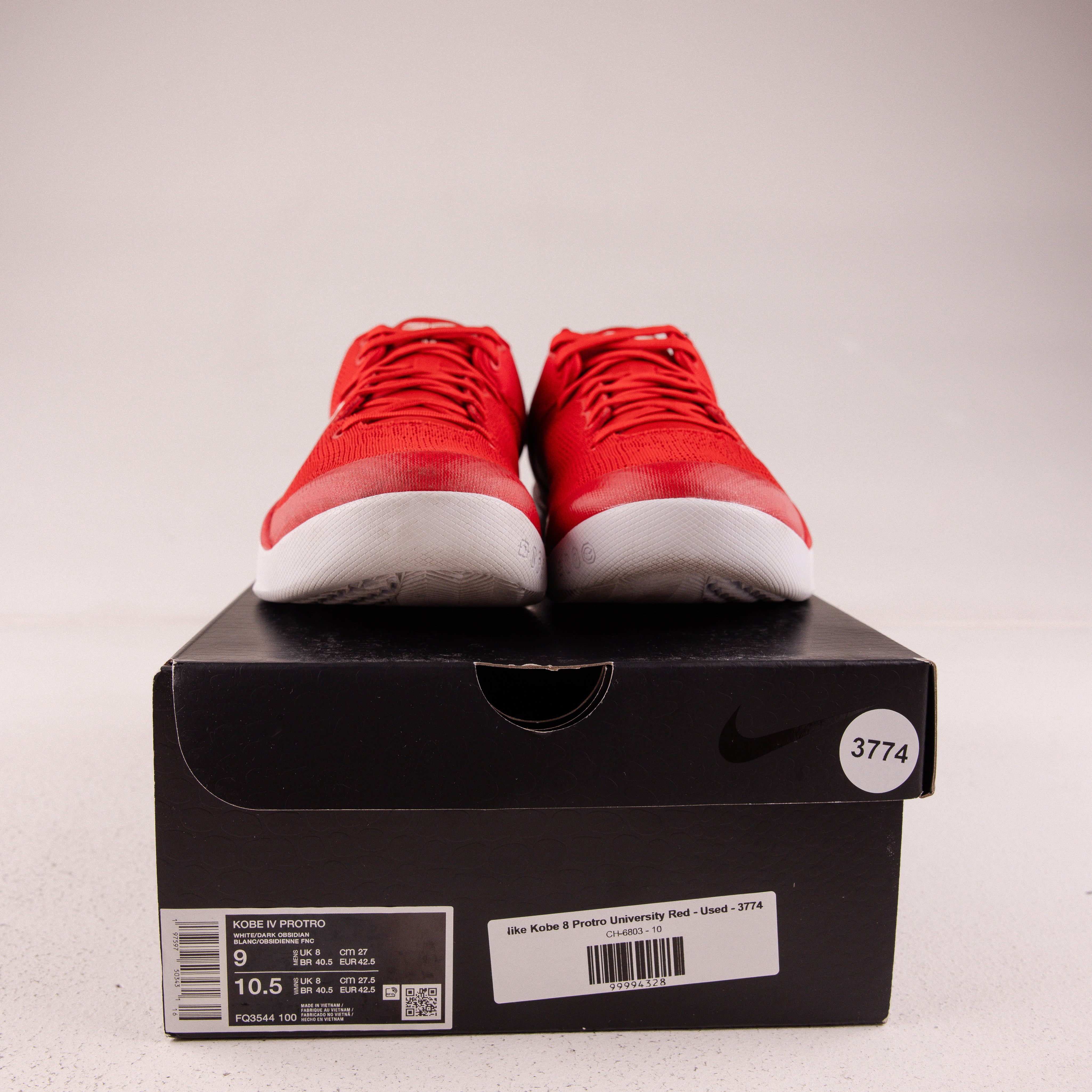 Nike Kobe 8 Protro University Red - Used - 3774