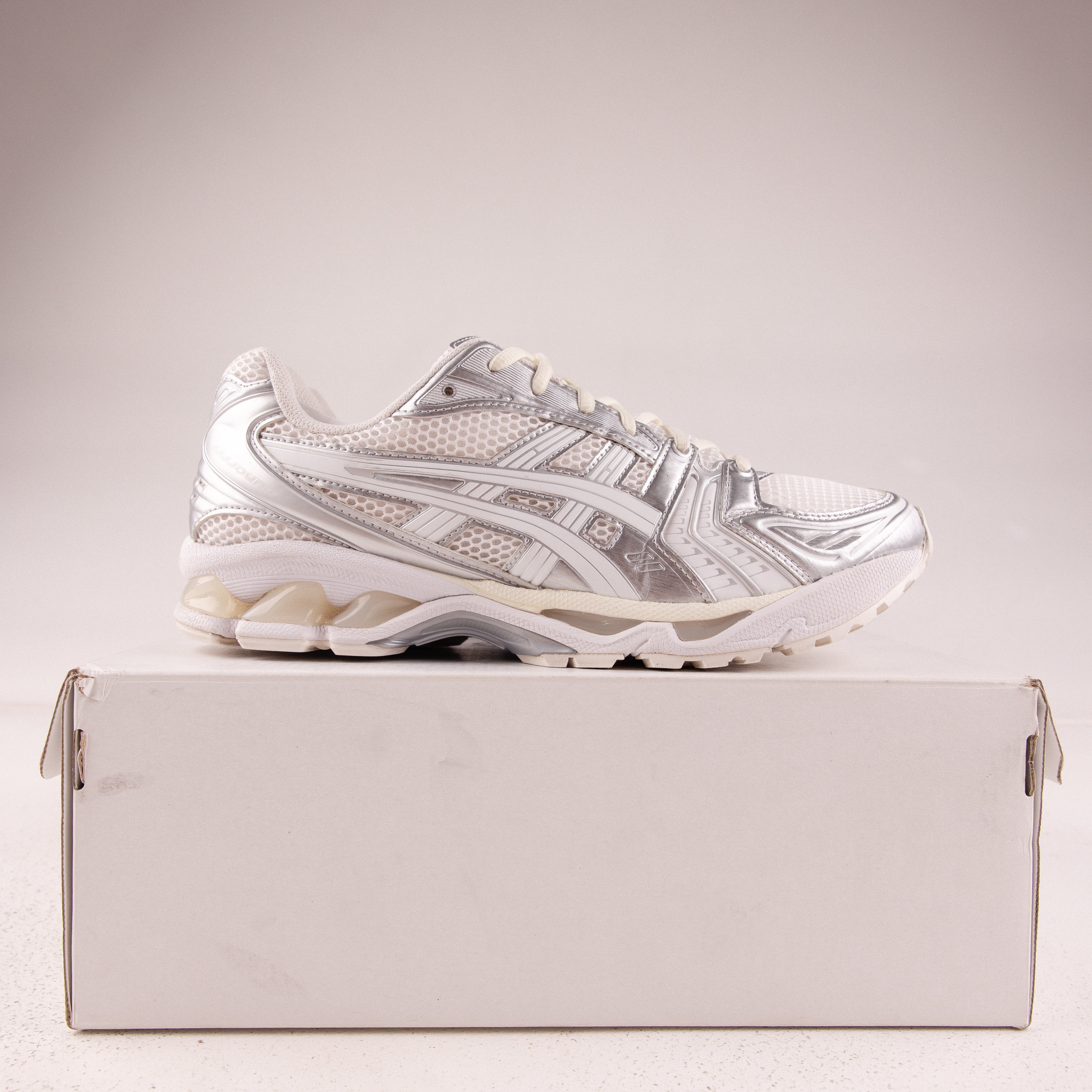 ASICS Gel-Kayano 14 JJJJound Silver White - Used - 3758 – Common Hype