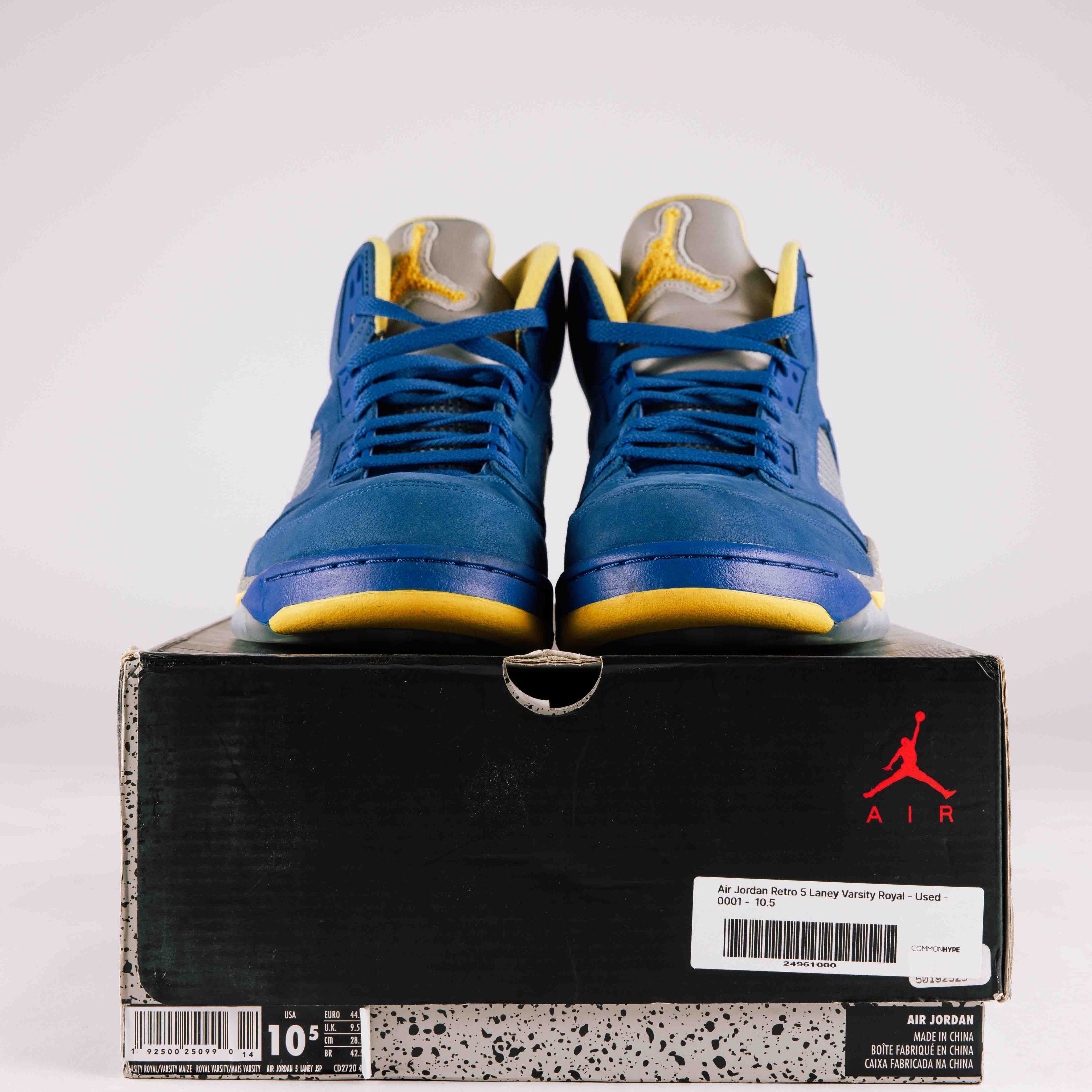 Air Jordan Retro 5 Laney Varsity Royal - Used - 0472 - Common Hype