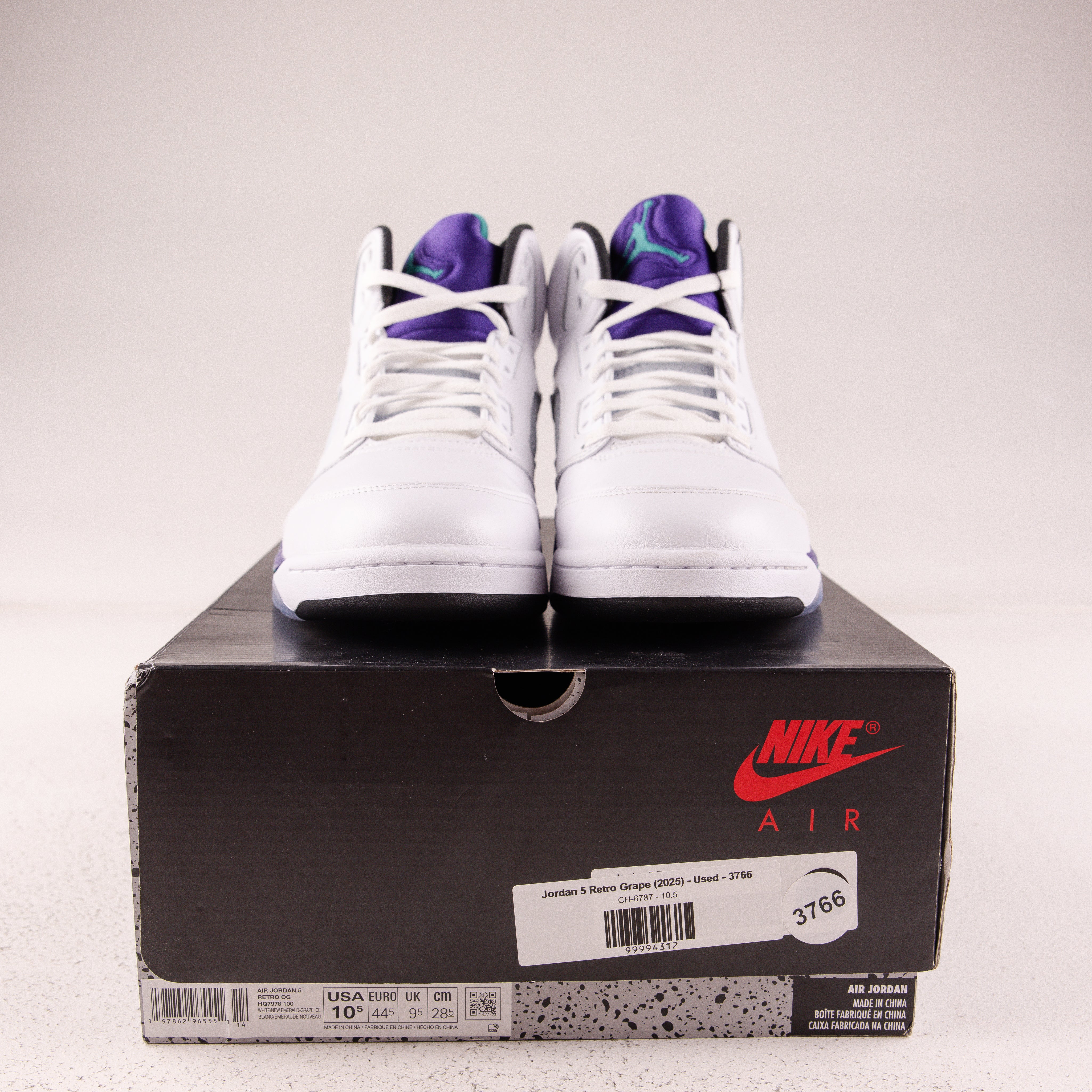 Jordan 5 Retro Grape (2025) - Used - 3766