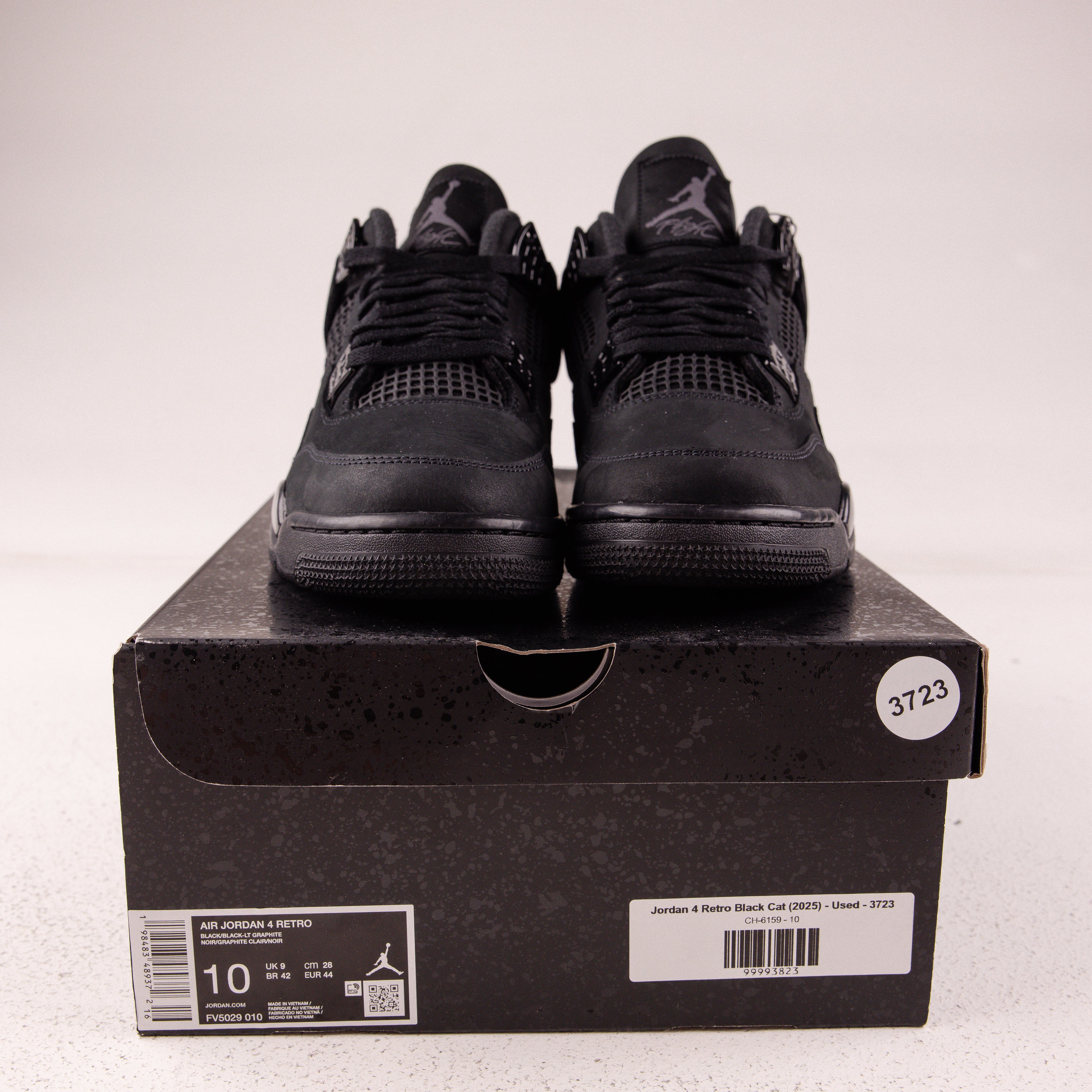 Jordan 4 Retro Black Cat (2025) - Used - 3723