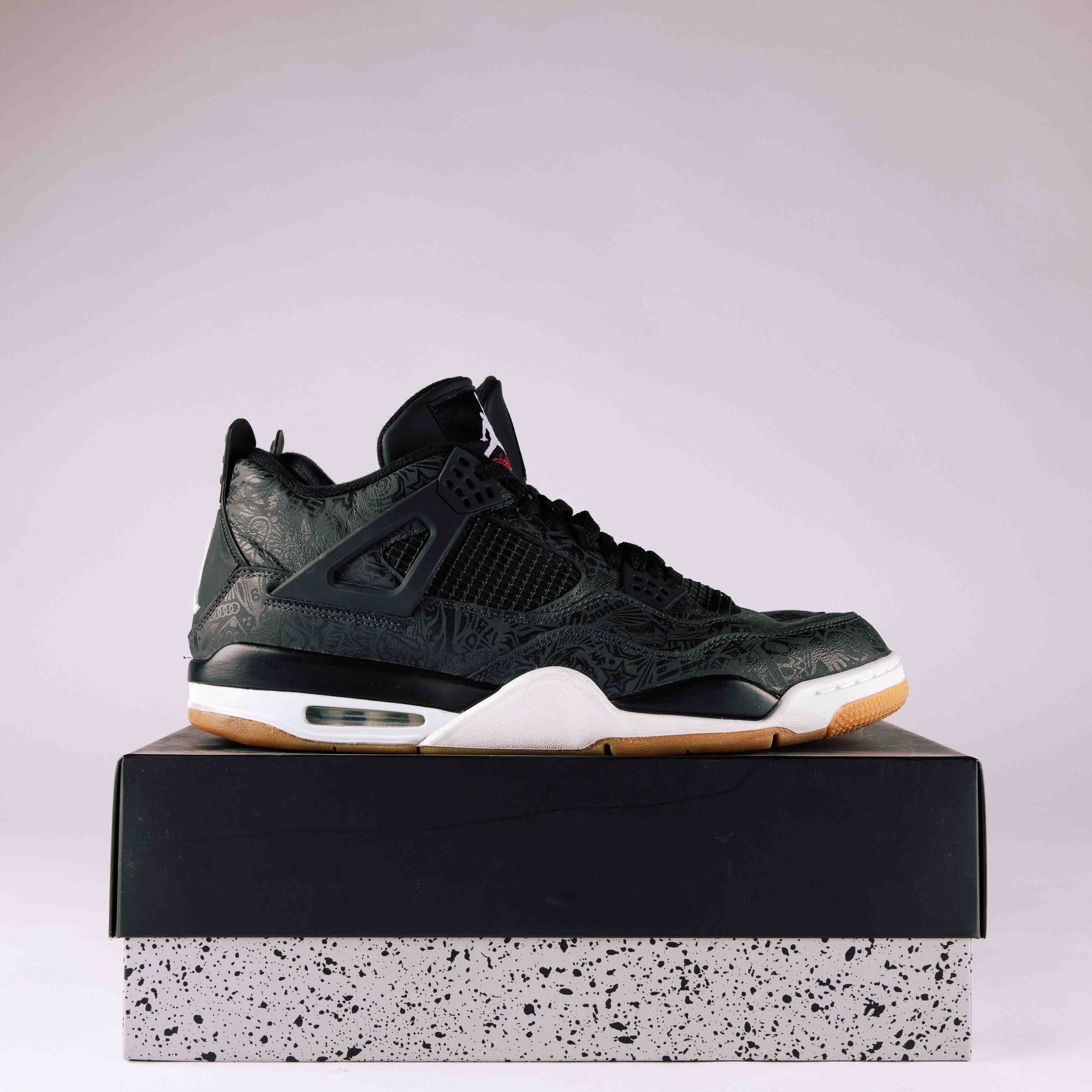 Jordan 4 Retro Laser Black Gum - Used - 0181 - Common Hype