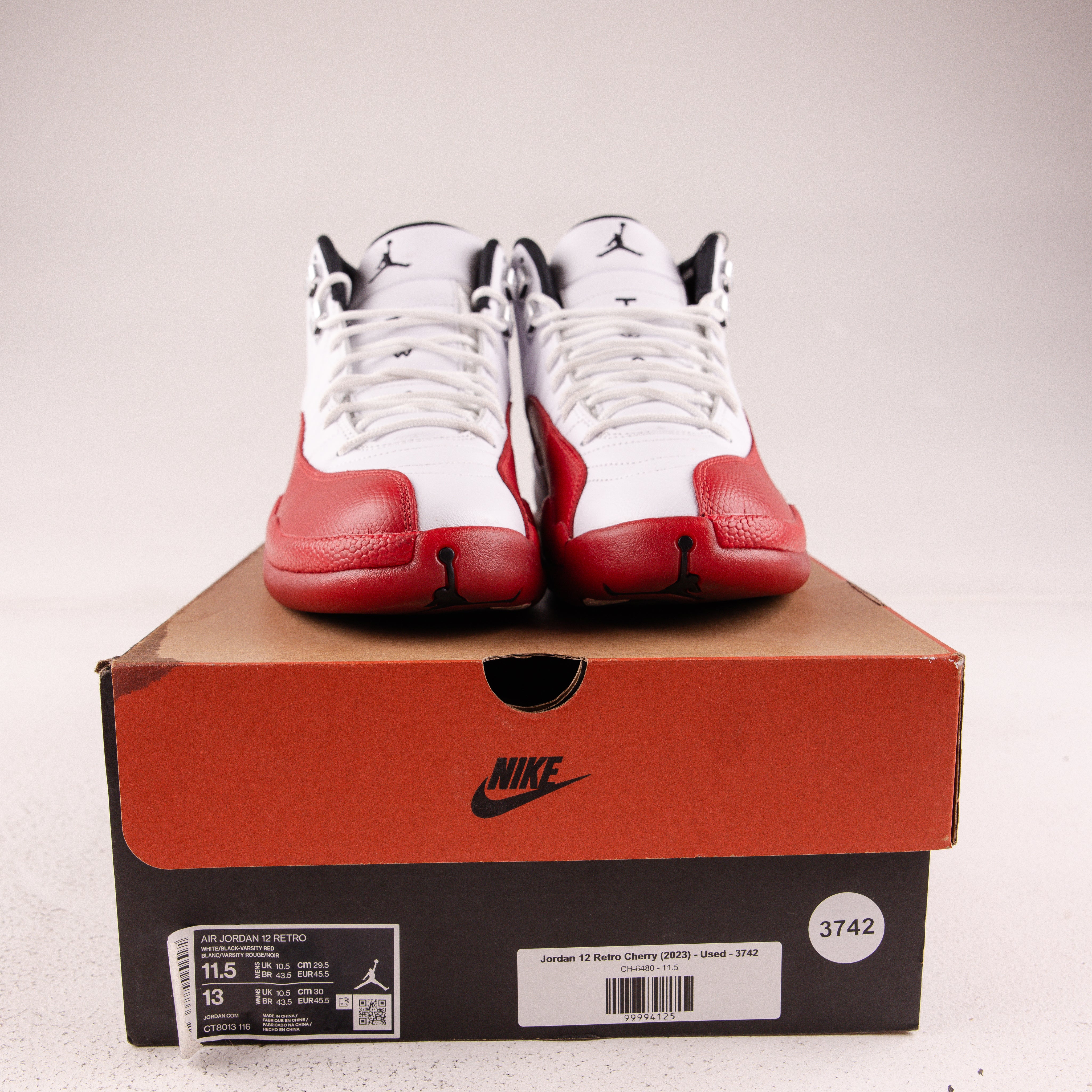 Jordan 12 Retro Cherry (2023) - Used - 3742