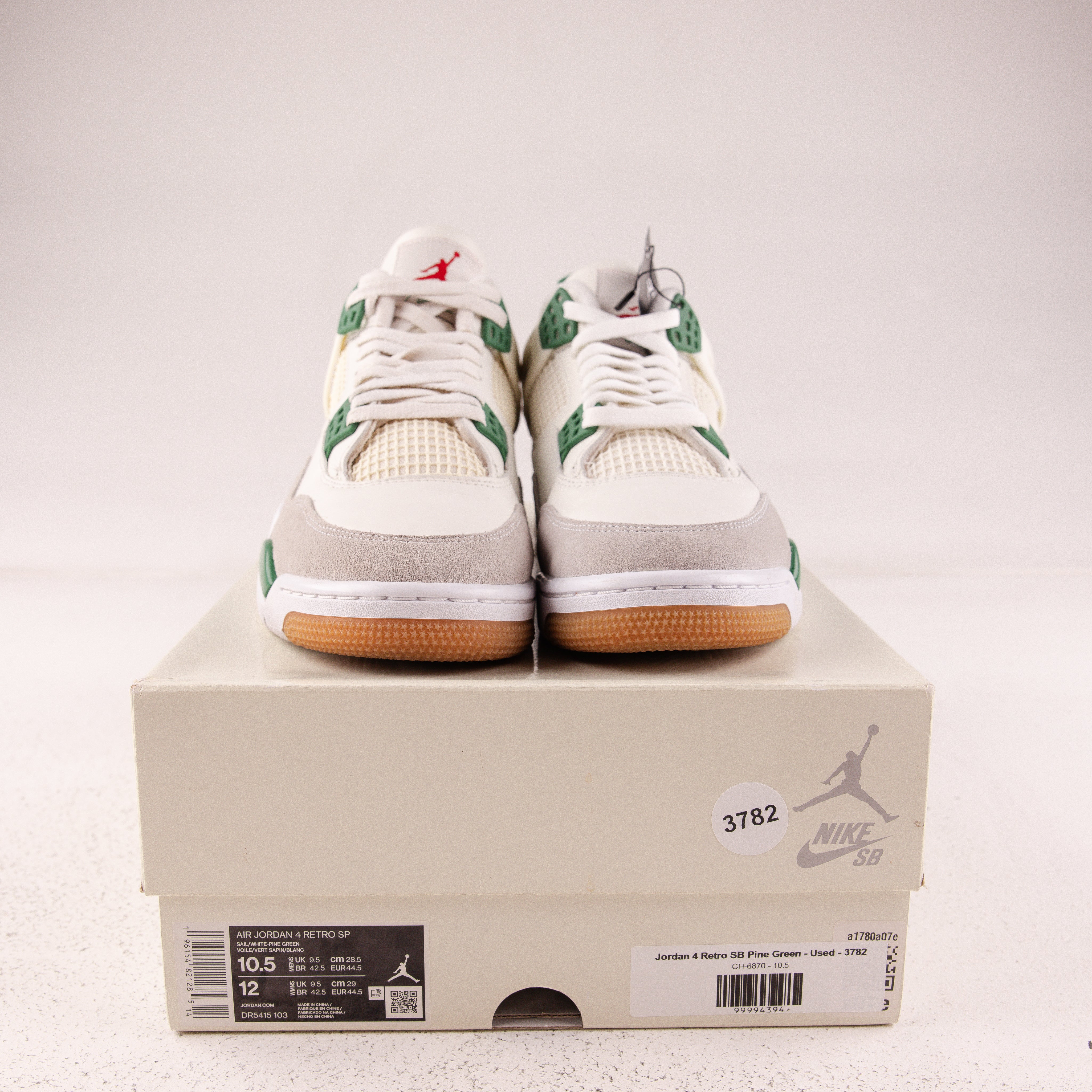 Jordan 4 Retro SB Pine Green - Used - 3782