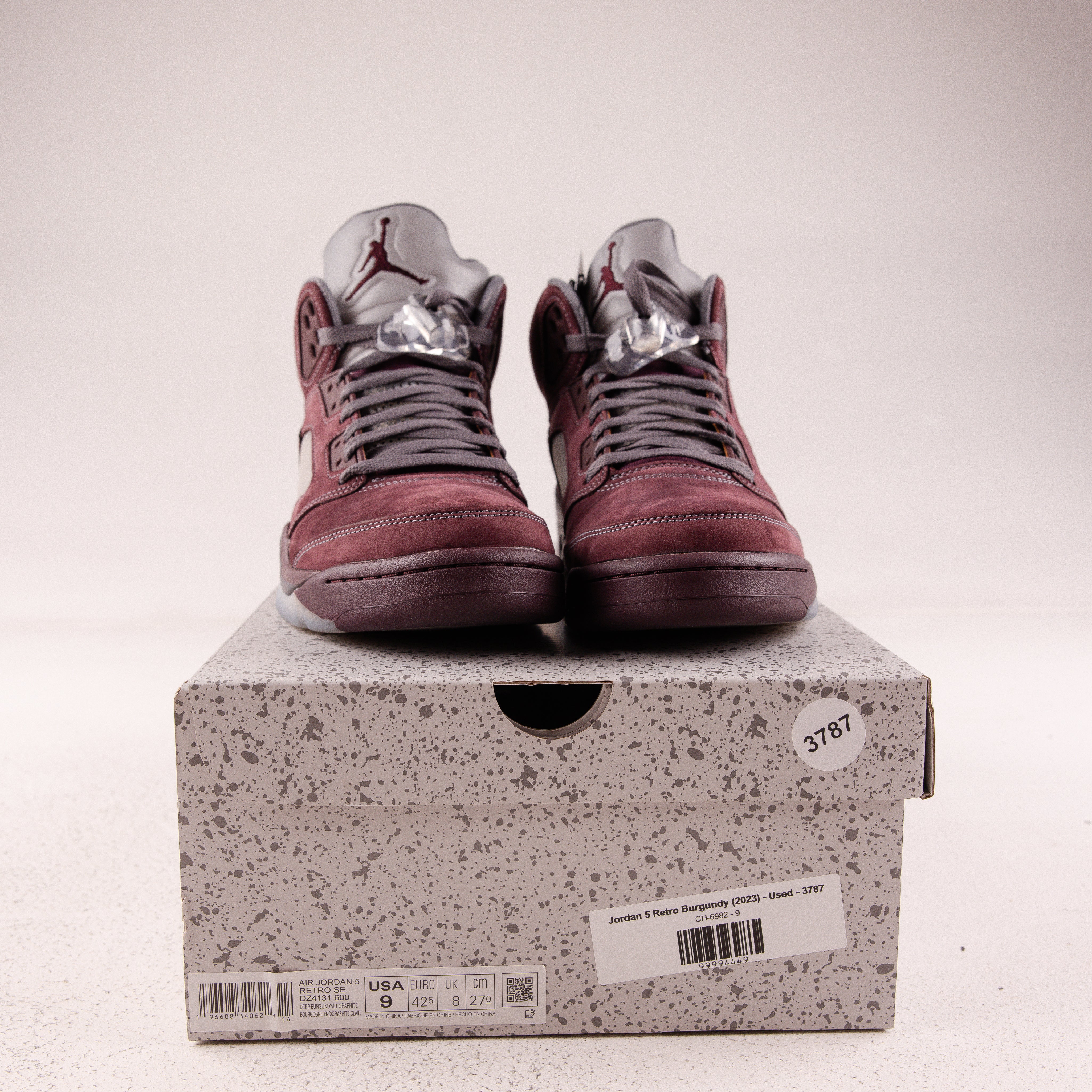 Jordan 5 Retro Burgundy (2023) - Used - 3787