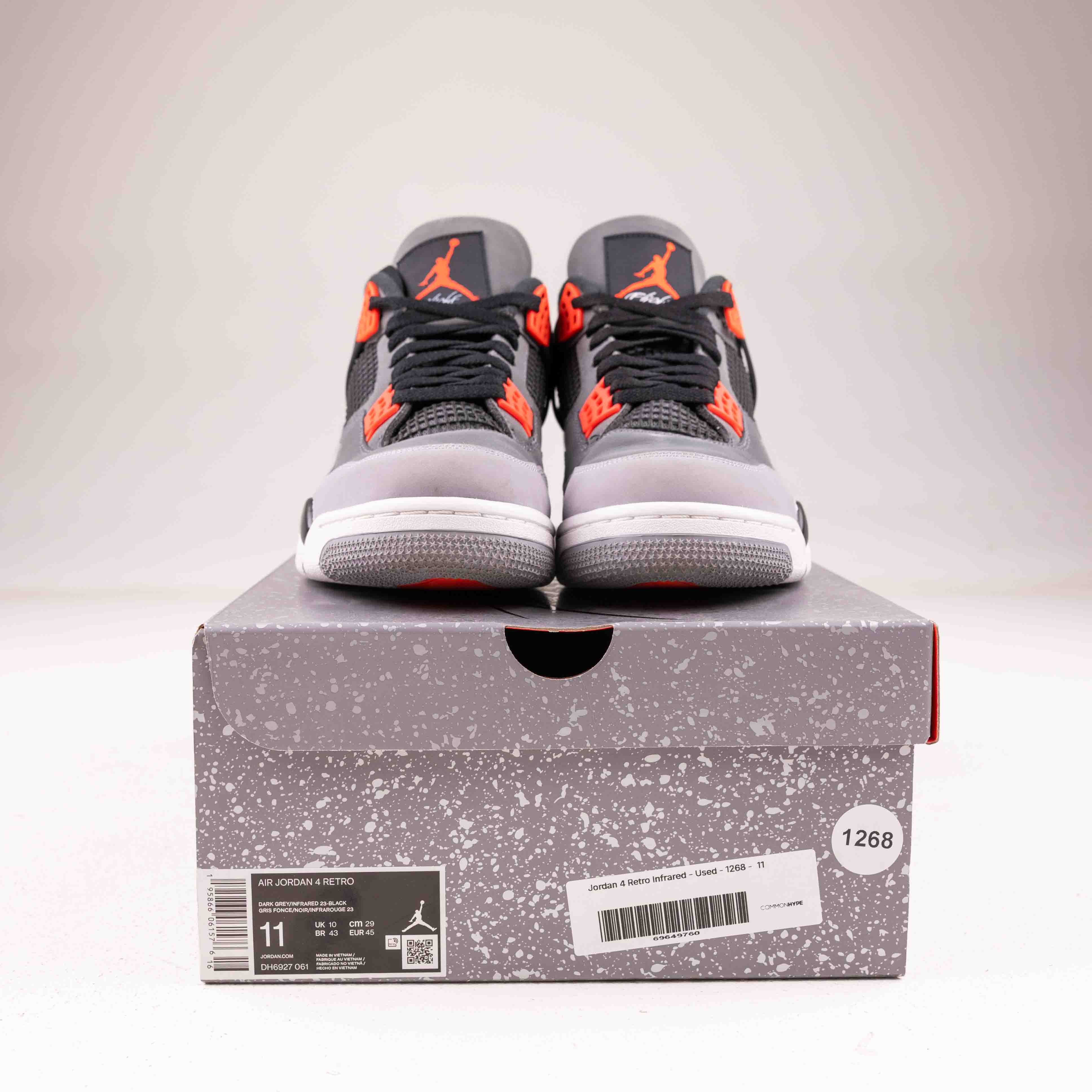 Jordan 4 Retro Infrared - Used - 1268 - Common Hype