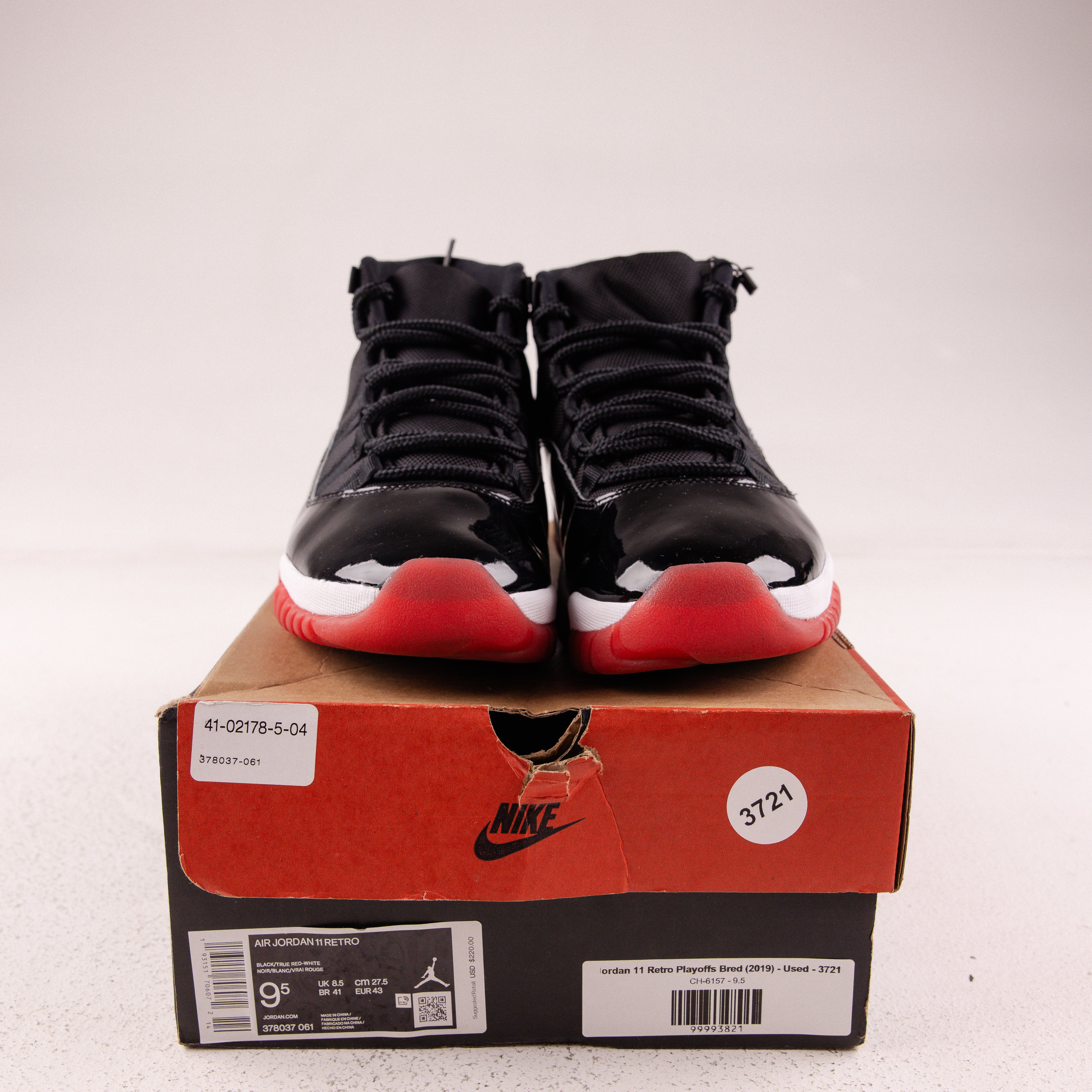 Jordan 11 Retro Playoffs Bred (2019) - Used - 3721