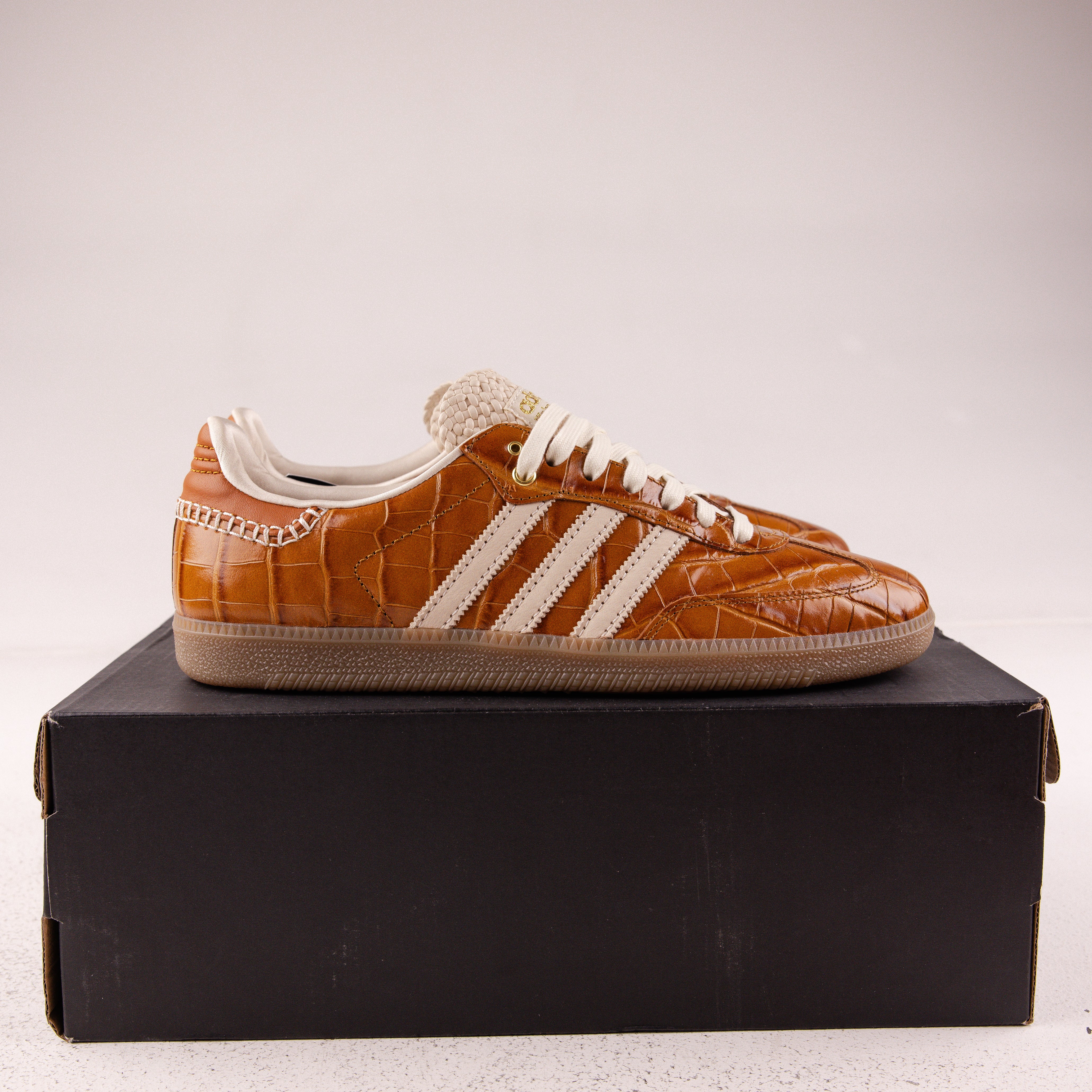 Wales Bonner ×  samba adidas Samba Wales Bonner Brown Croc - Used - 3736 – Common Hype