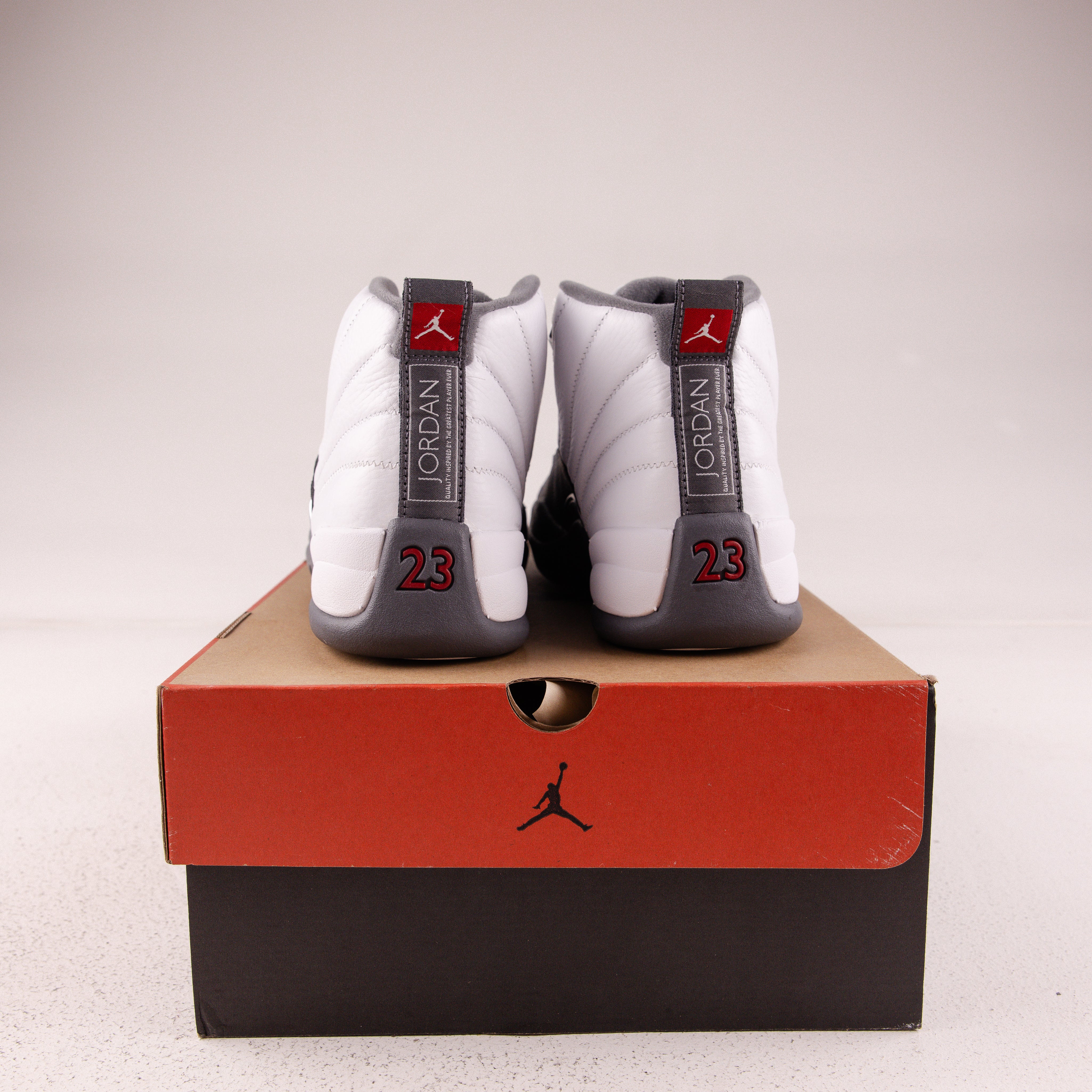Jordan 12 Retro White Dark Grey - Used - 3730