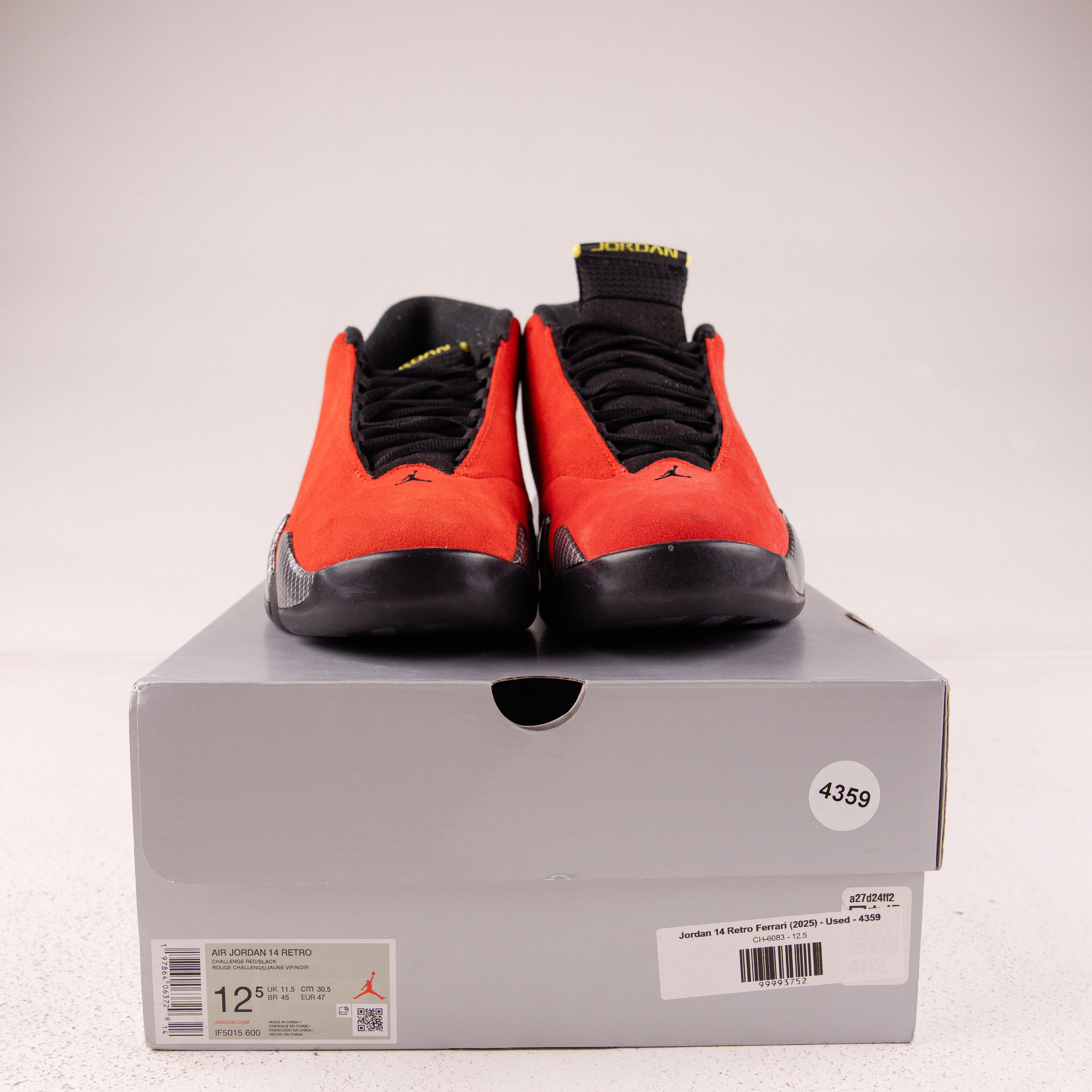 Jordan 14 Retro Ferrari (2025) - Used - 4359