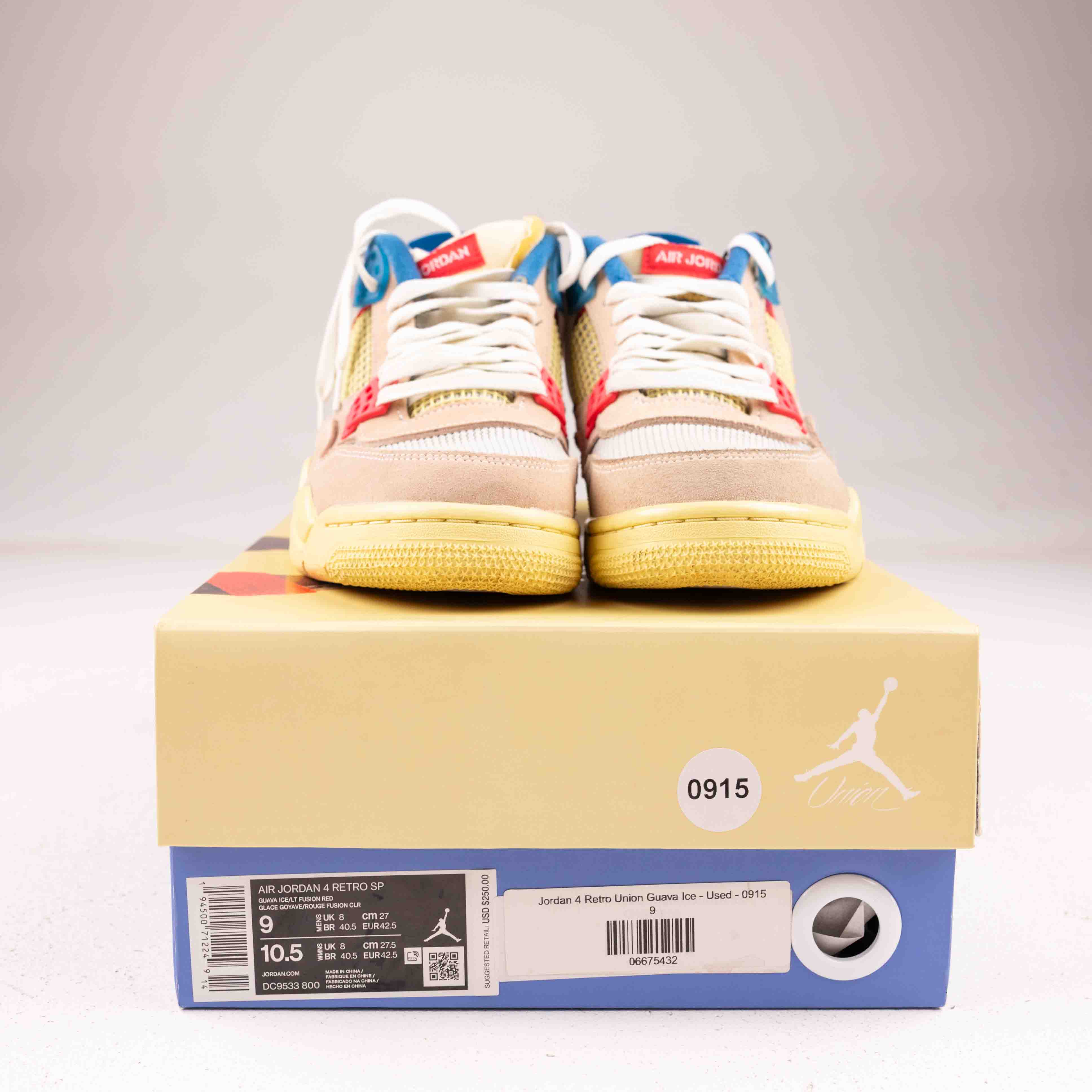 Jordan 4 Retro Union Guava Ice - Used - 0915 - Common Hype