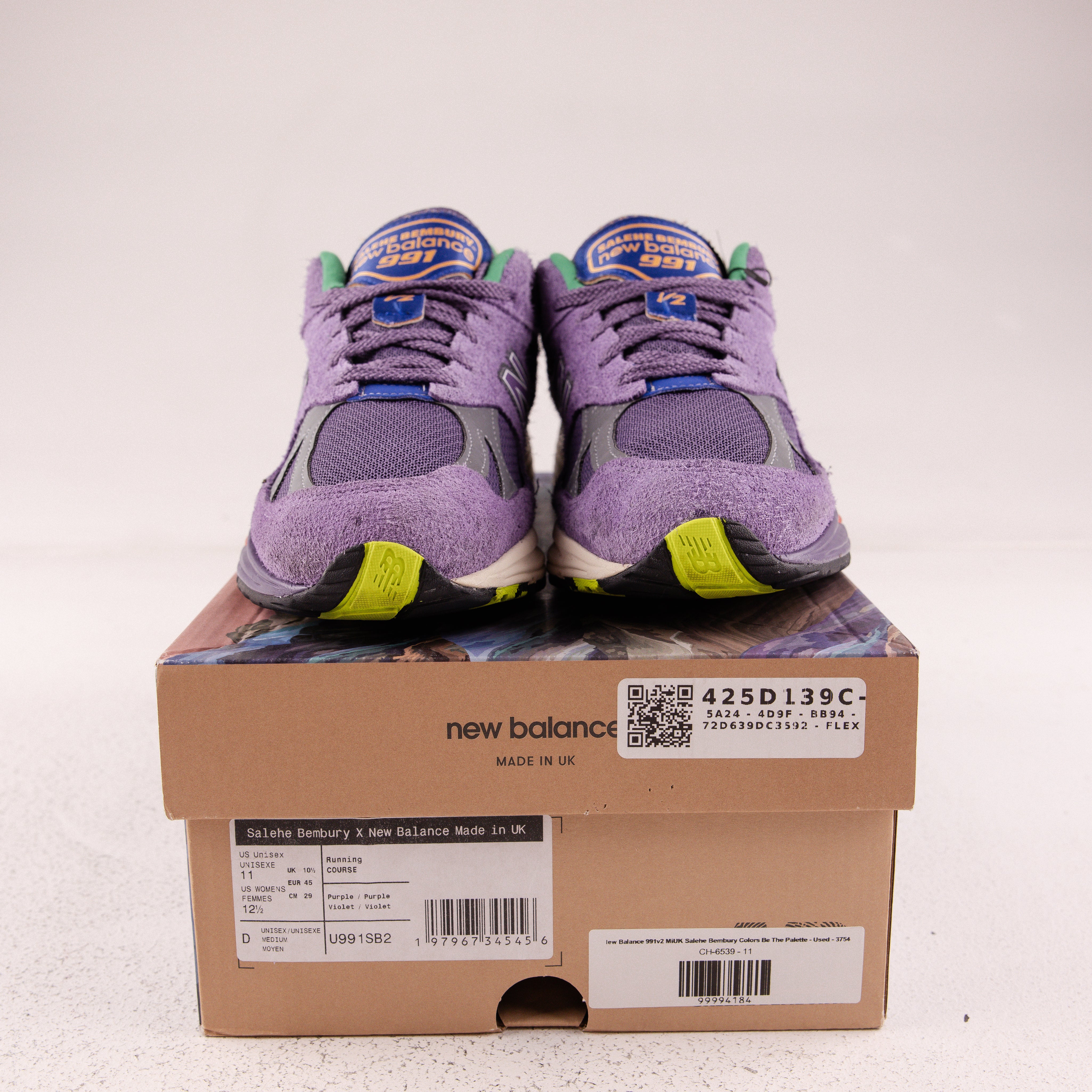 New Balance 991v2 MiUK Salehe Bembury Colors Be The Palette - Used - 3754