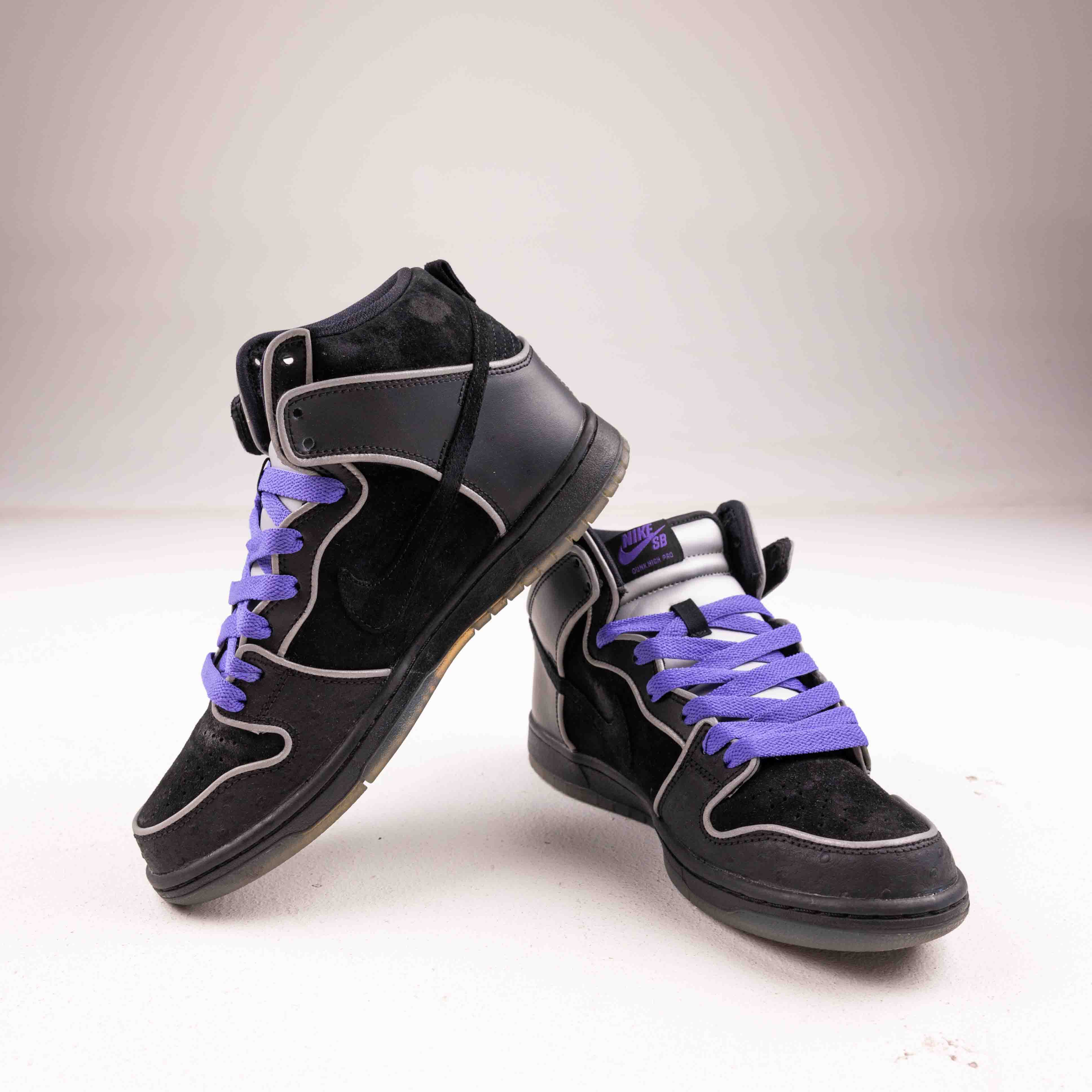 Nike SB Dunk High Black Purple Box- Used - 1304 - Common Hype