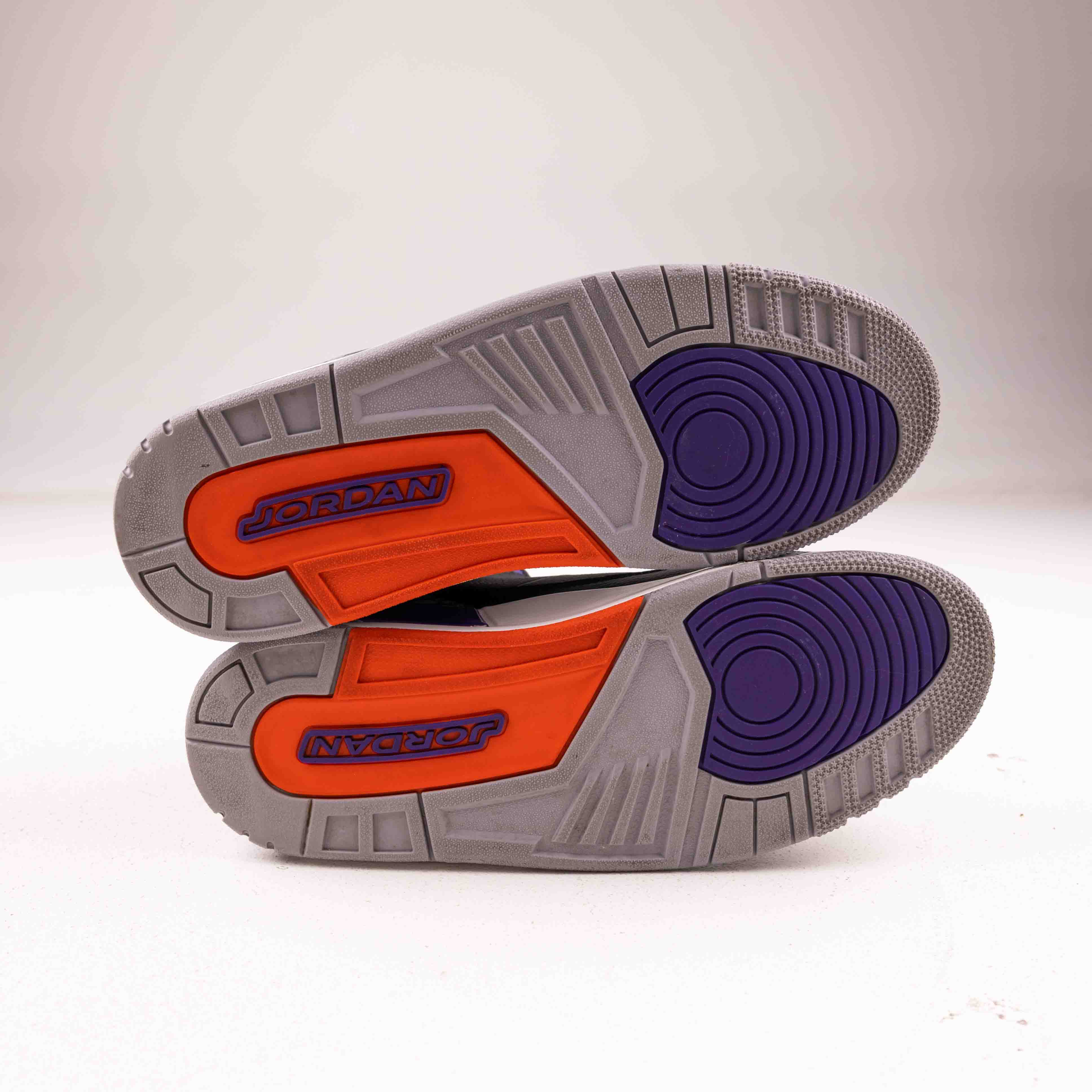 Jordan 3 Retro Black Court Purple - Used - 1290 - Common Hype
