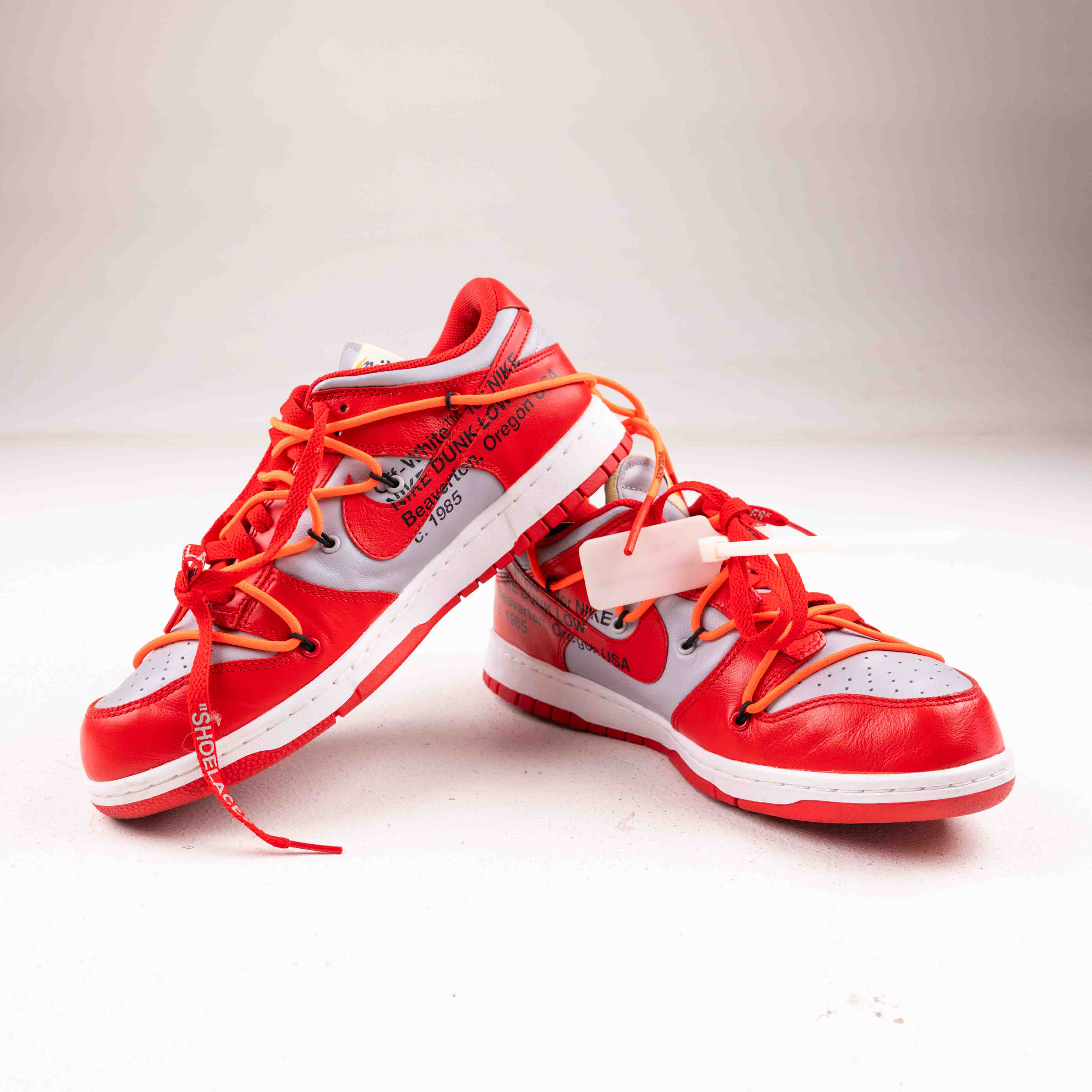 Nike Dunk Low Off-White University Red - Used - 2255 - Common Hype