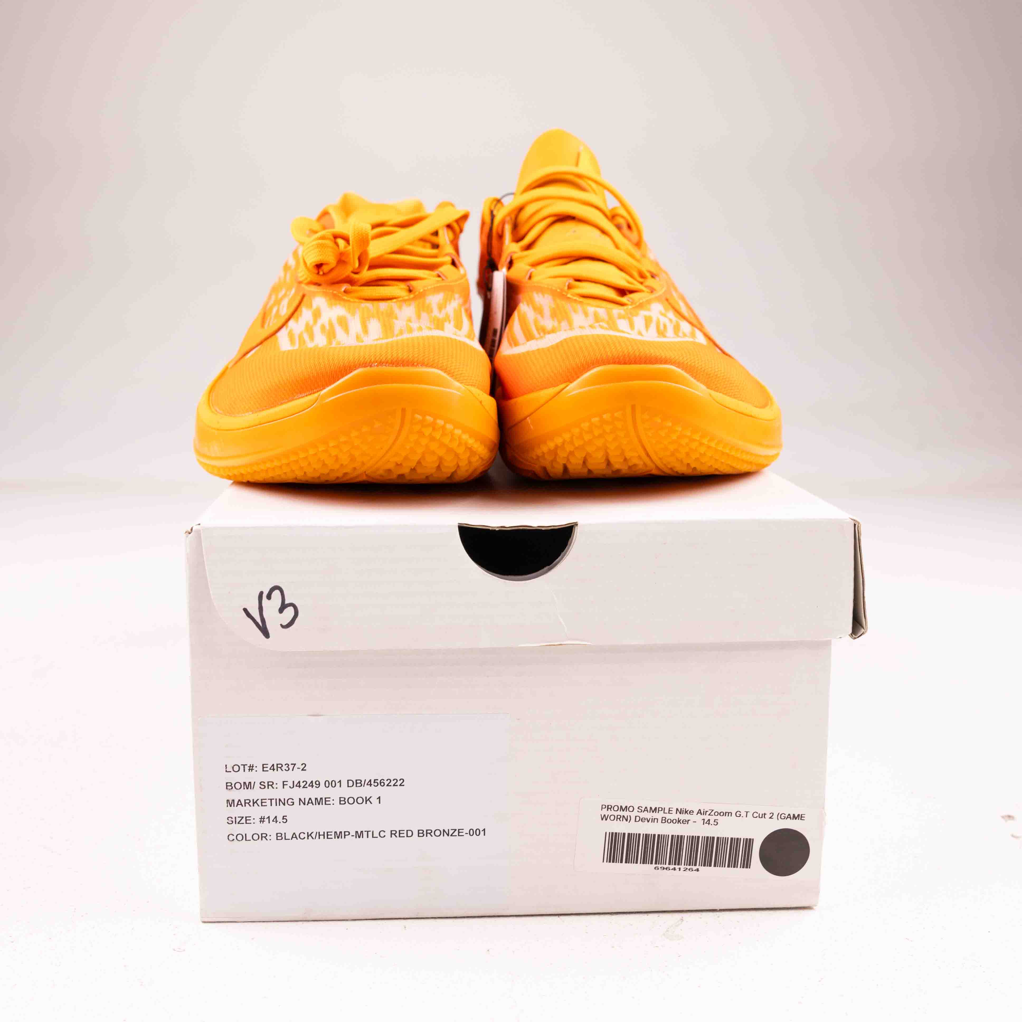 PROMO SAMPLE Nike AirZoom G.T Cut 2 (GAME WORN) Devin Booker - Common Hype