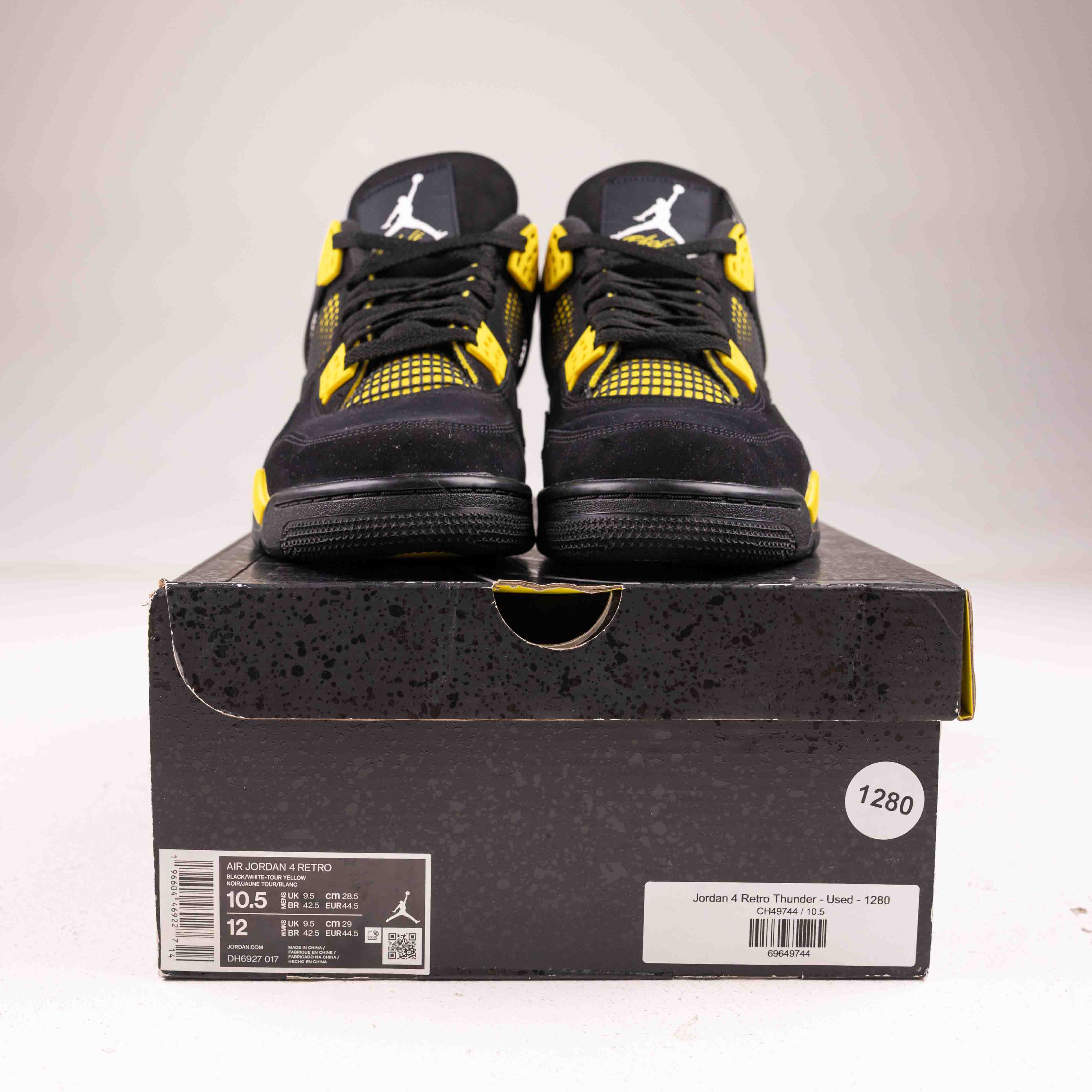 Jordan 4 Retro Thunder - Used - 1280 - Common Hype