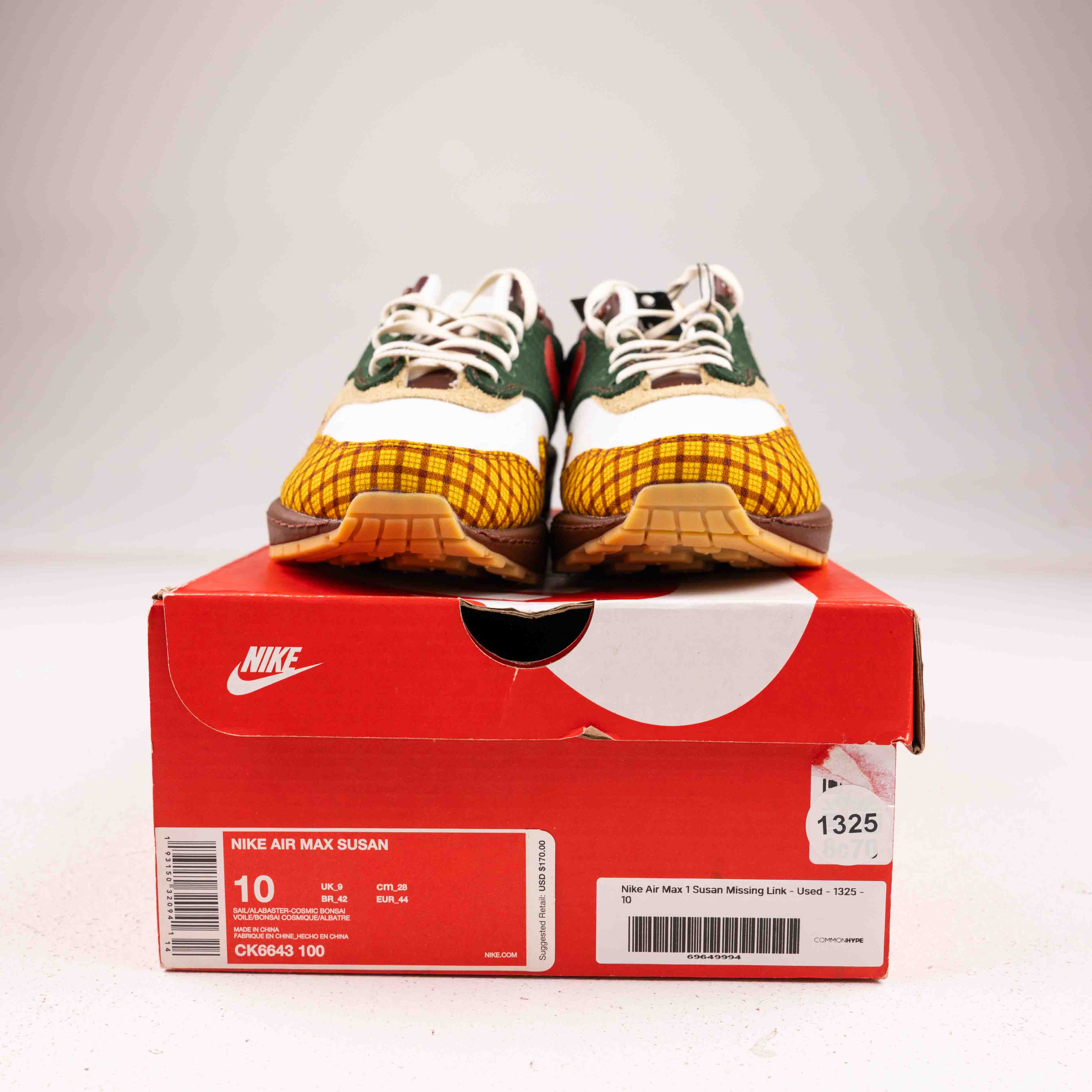 Nike Air Max 1 Susan Missing Link - Used - 1325 - Common Hype