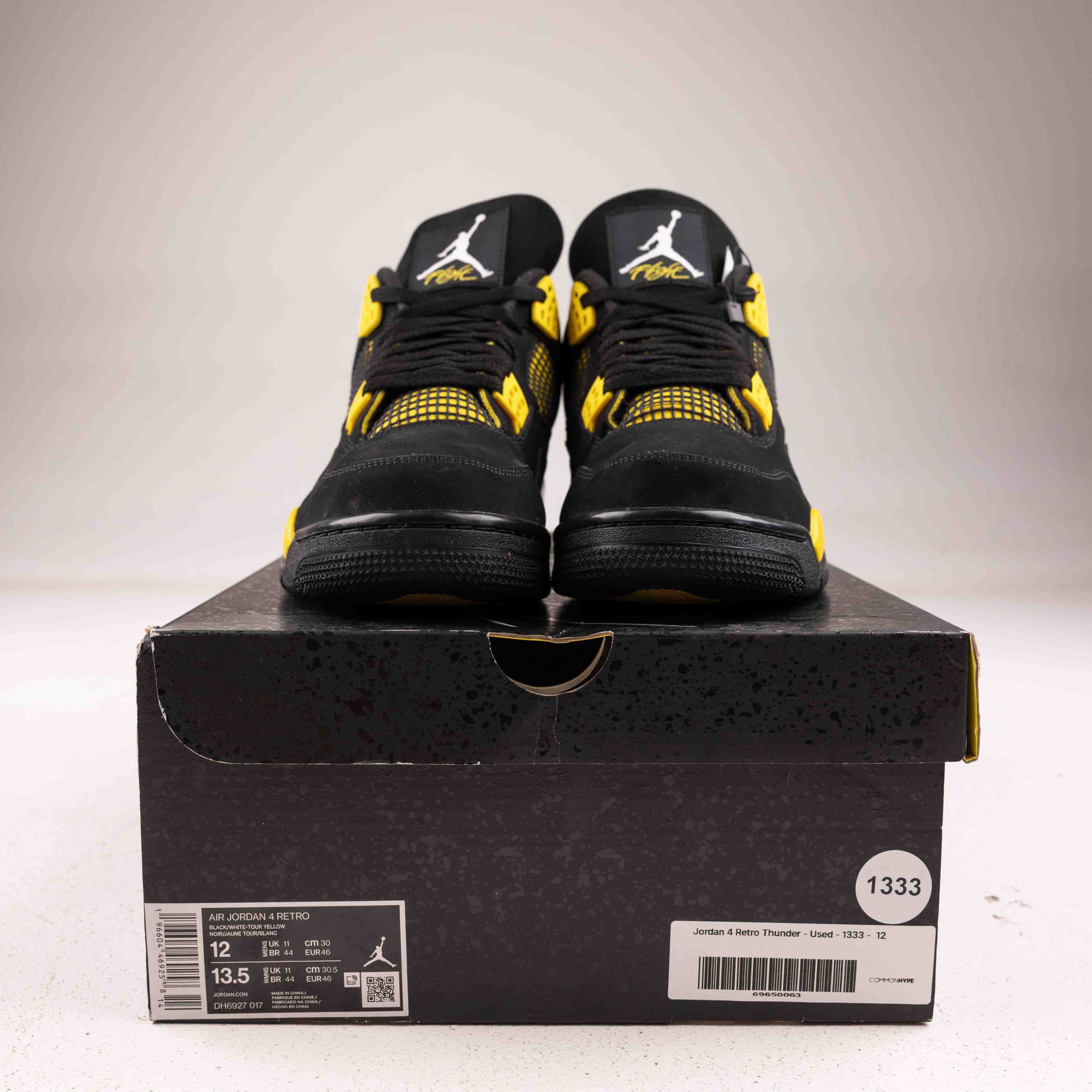 Jordan 4 Retro Thunder - Used - 1333 - Common Hype