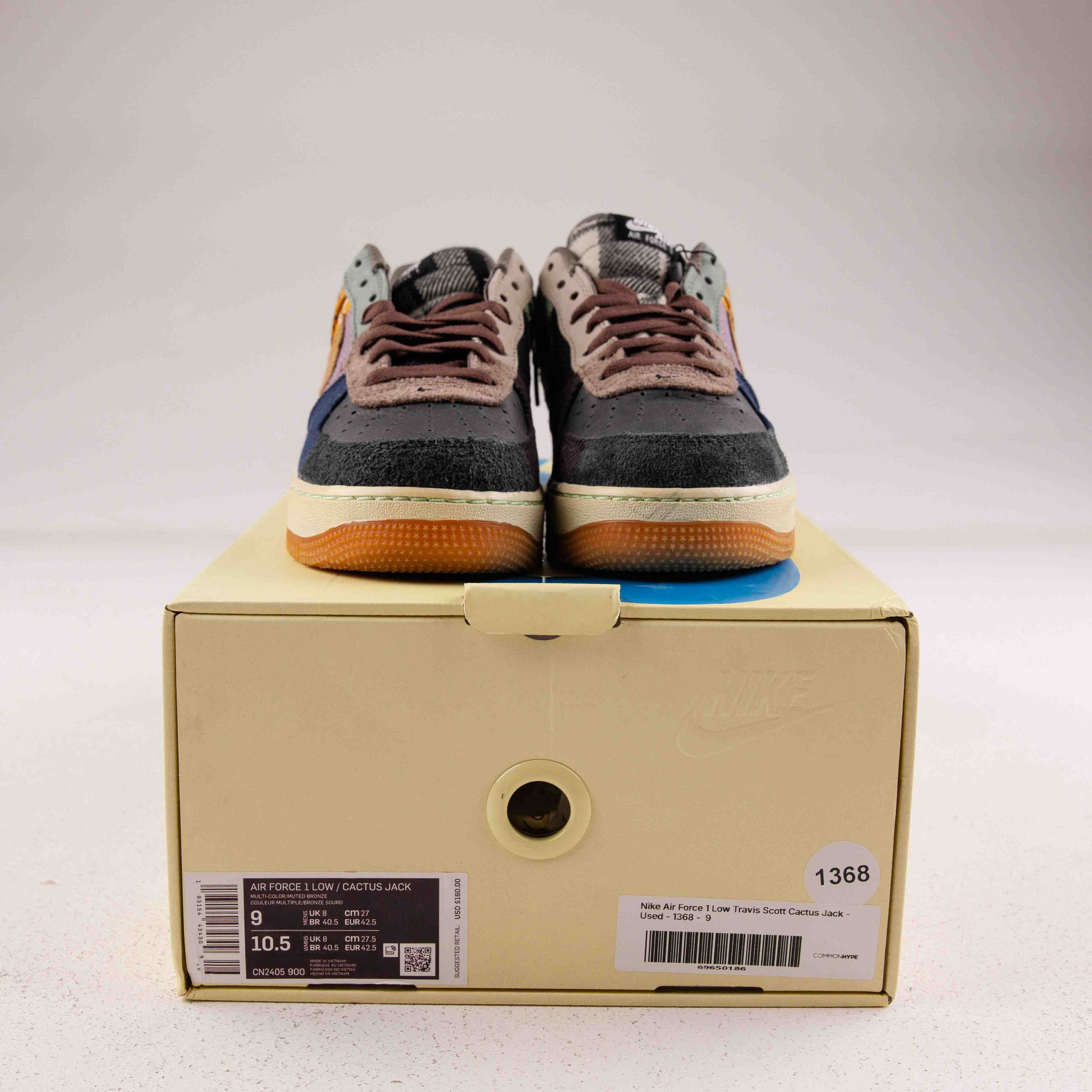 Nike Air Force 1 Low Travis Scott Cactus Jack - Used - 1368 - Common Hype