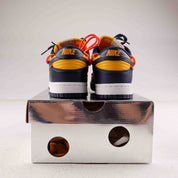 Nike Dunk Low Off-White University Gold Midnight Navy -  Used - 1371 - Common Hype