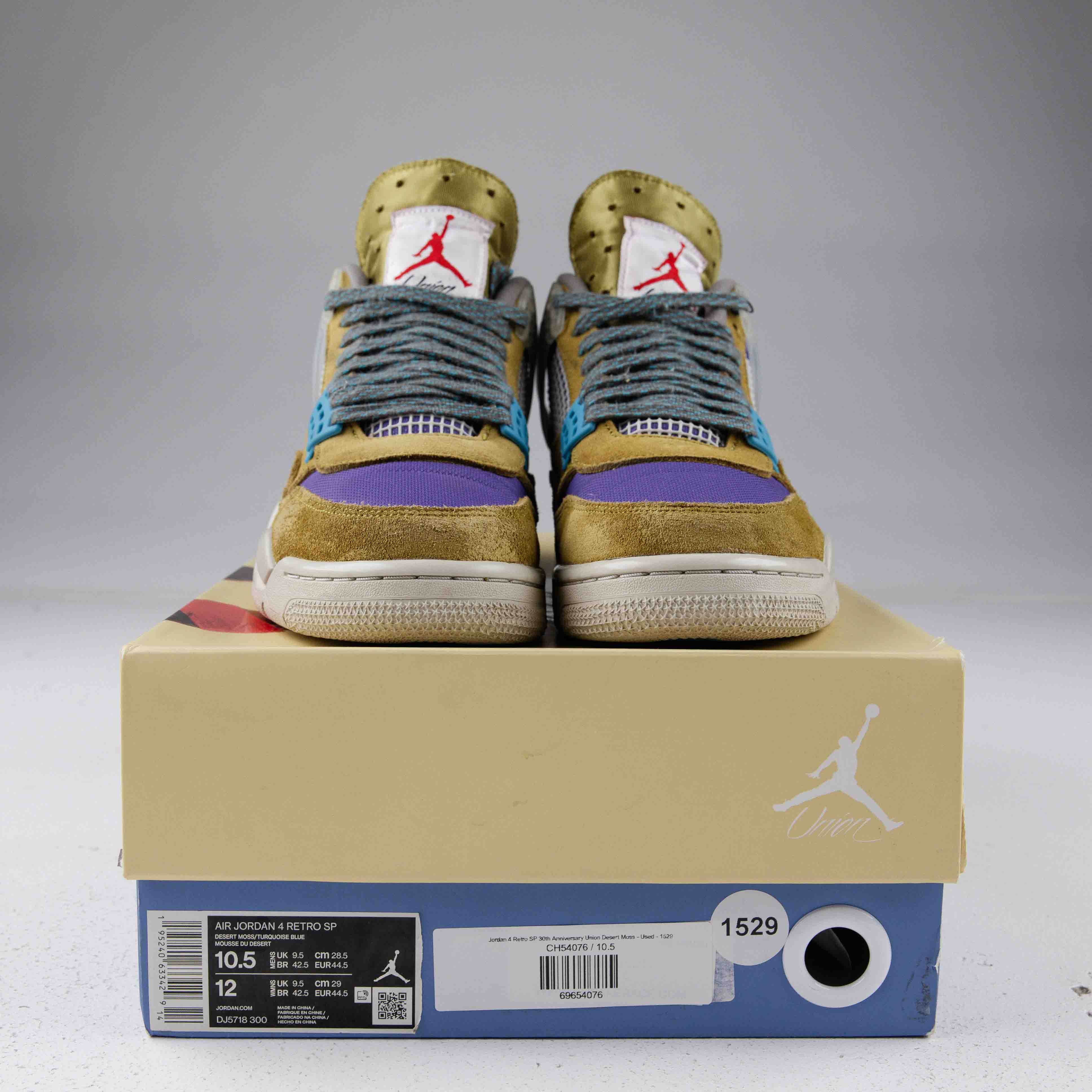Jordan 4 Retro SP 30th Anniversary Union Desert Moss - Used - 1529 - Common Hype
