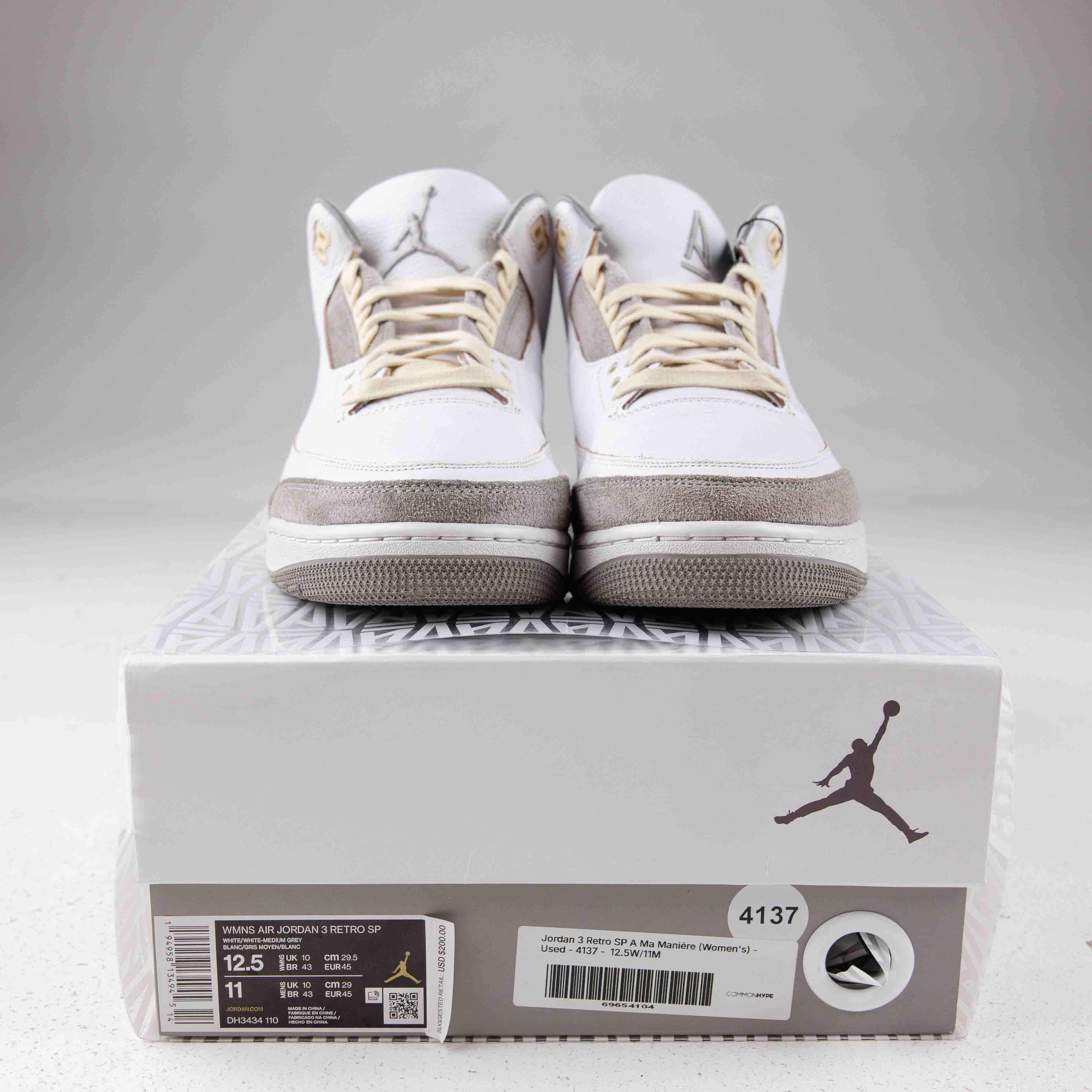 Jordan 3 Retro SP A Ma Maniére (Women's) - Used - 4137 - Common Hype