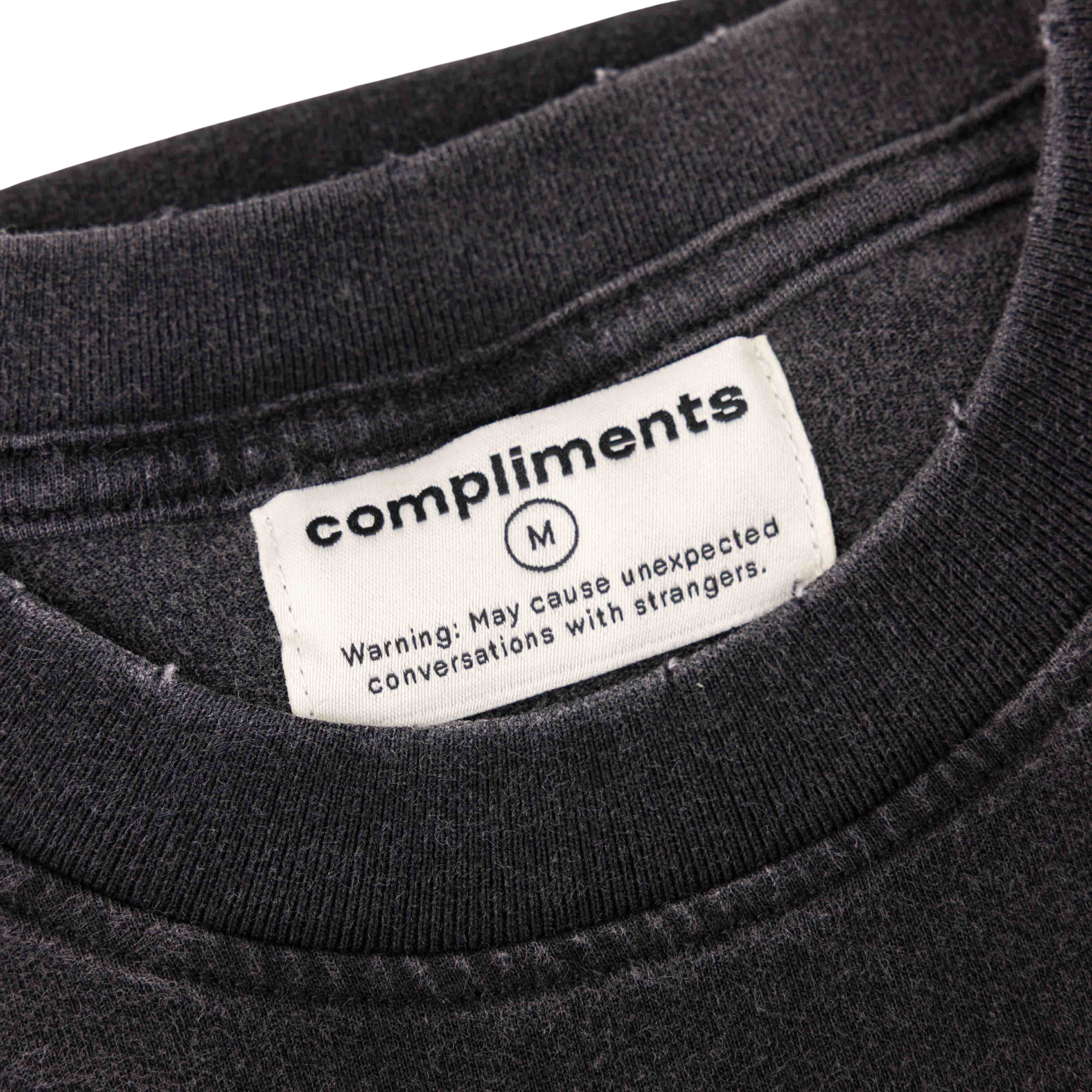 Compliments Love You, Like You Black Vintage Shirt - Common Hype