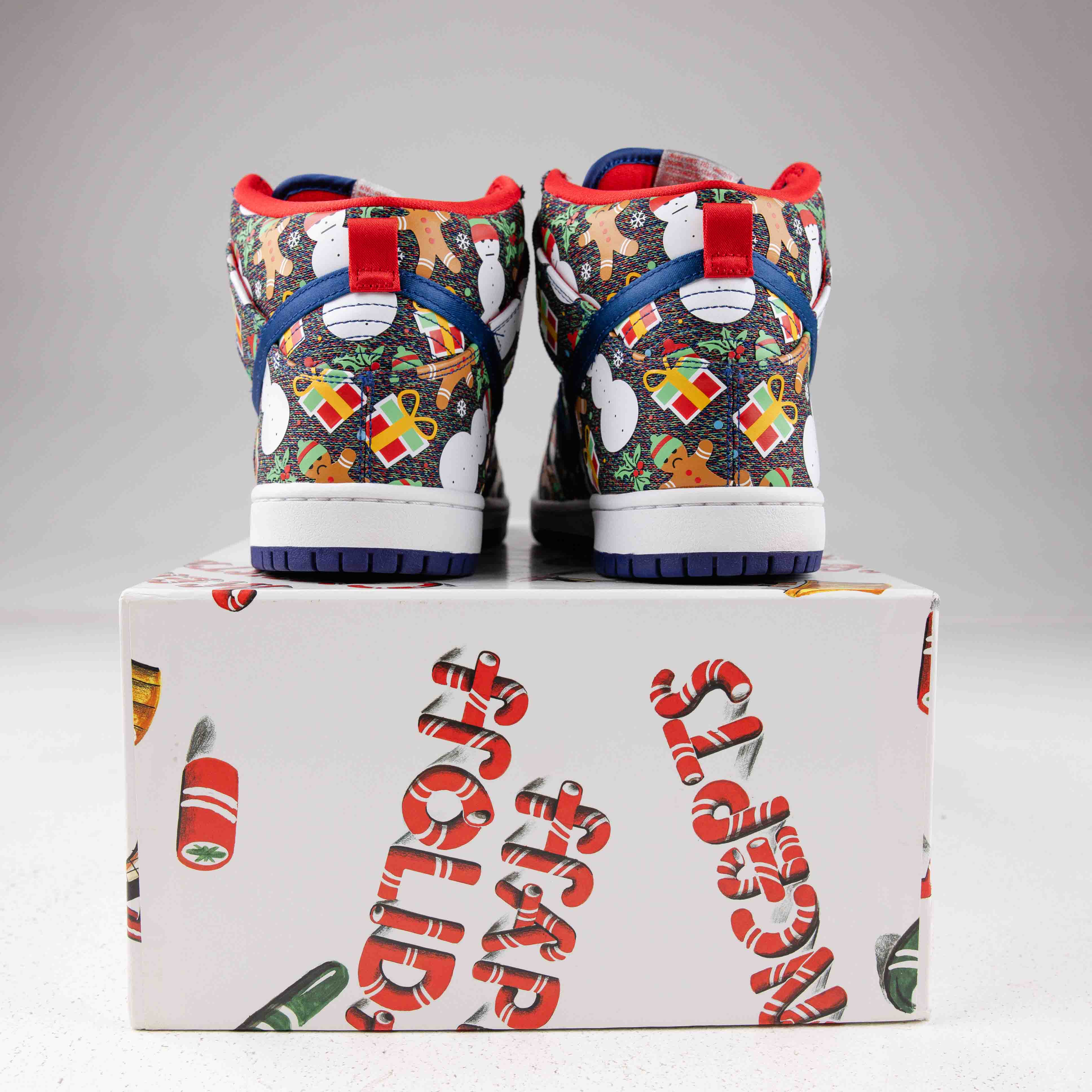 Nike SB Dunk High Concepts Ugly Christmas Sweater (2017) - Used - 4151 - Common Hype