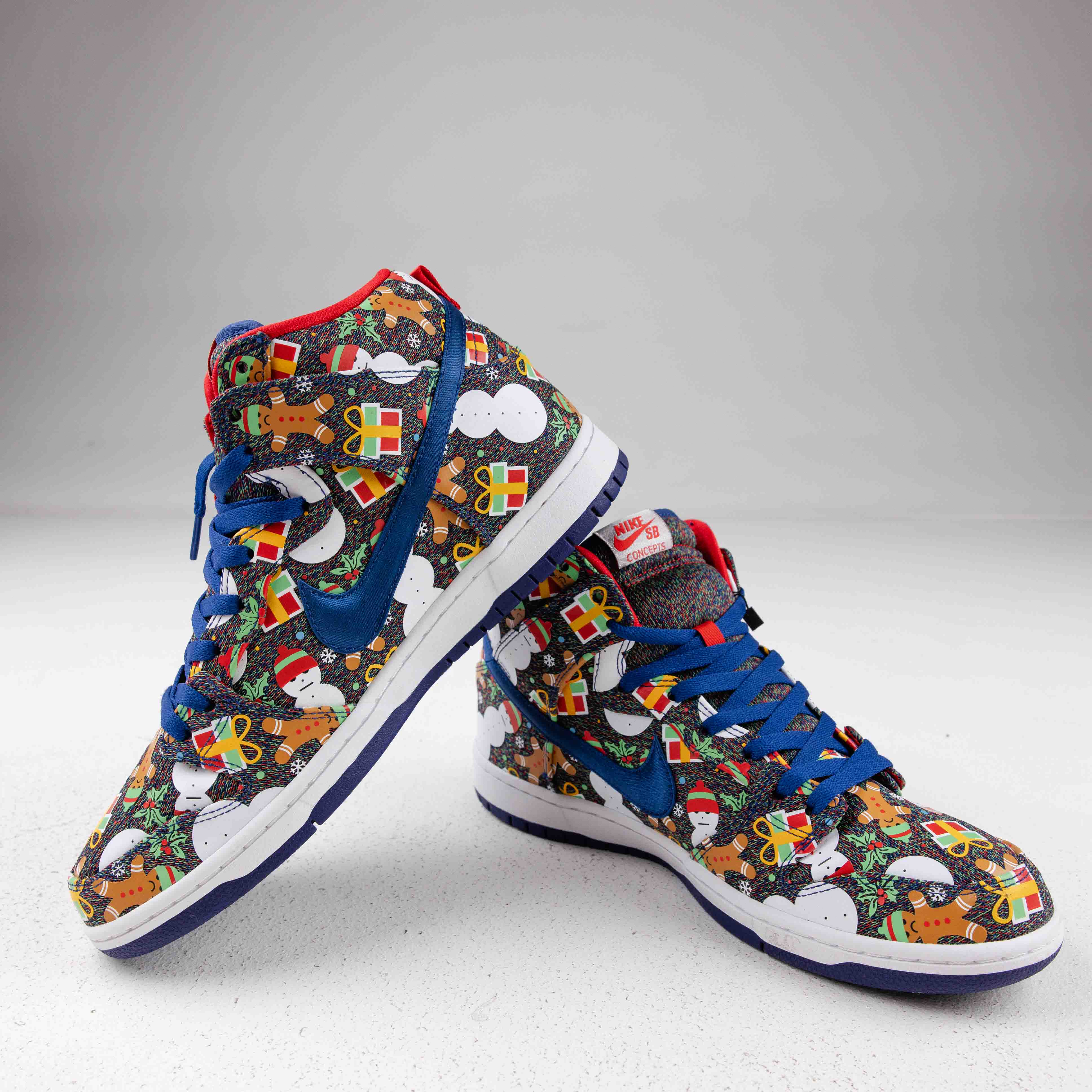 Nike SB Dunk High Concepts Ugly Christmas Sweater (2017) - Used - 4151 - Common Hype