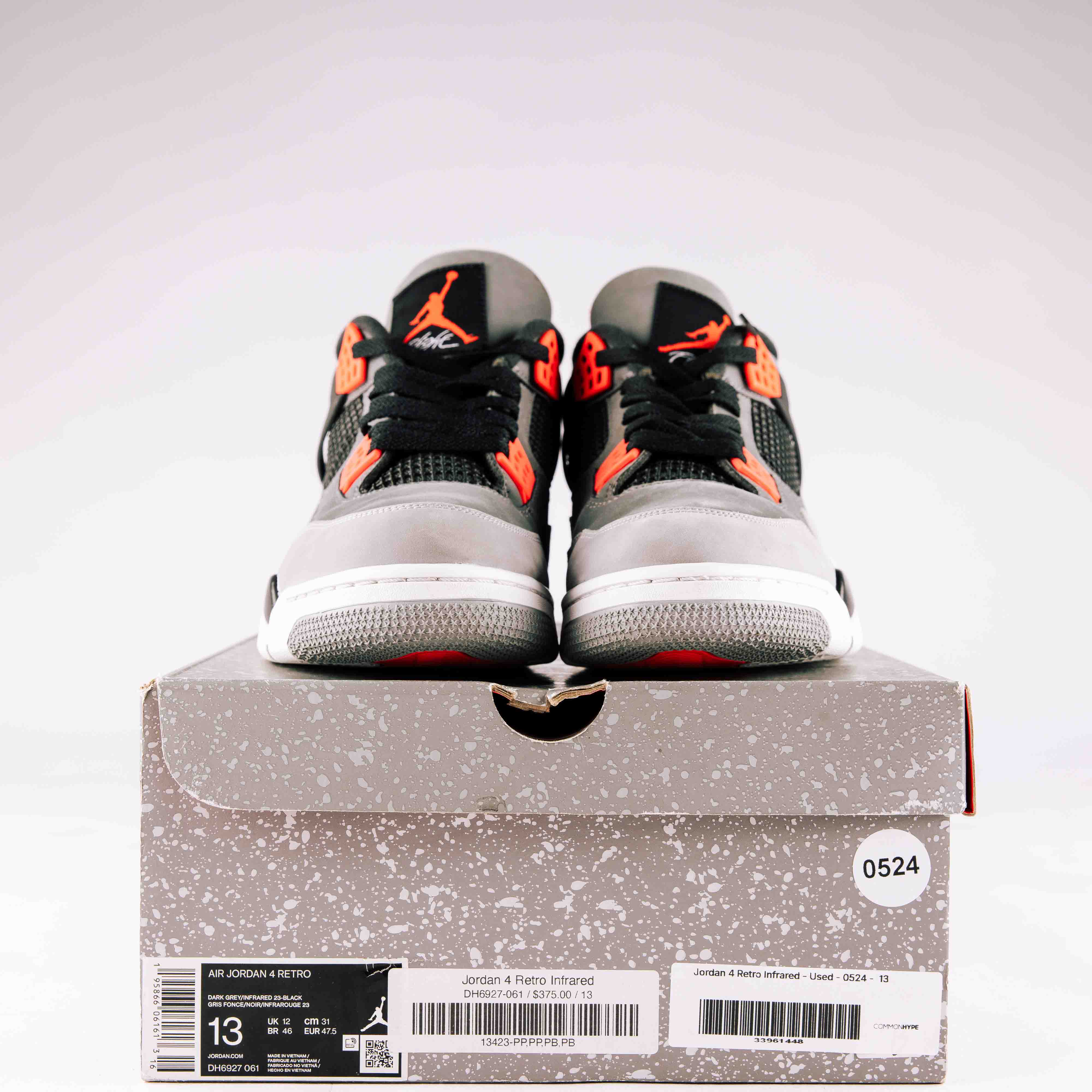 Jordan 4 Retro Infrared - Used - 0524 - Common Hype