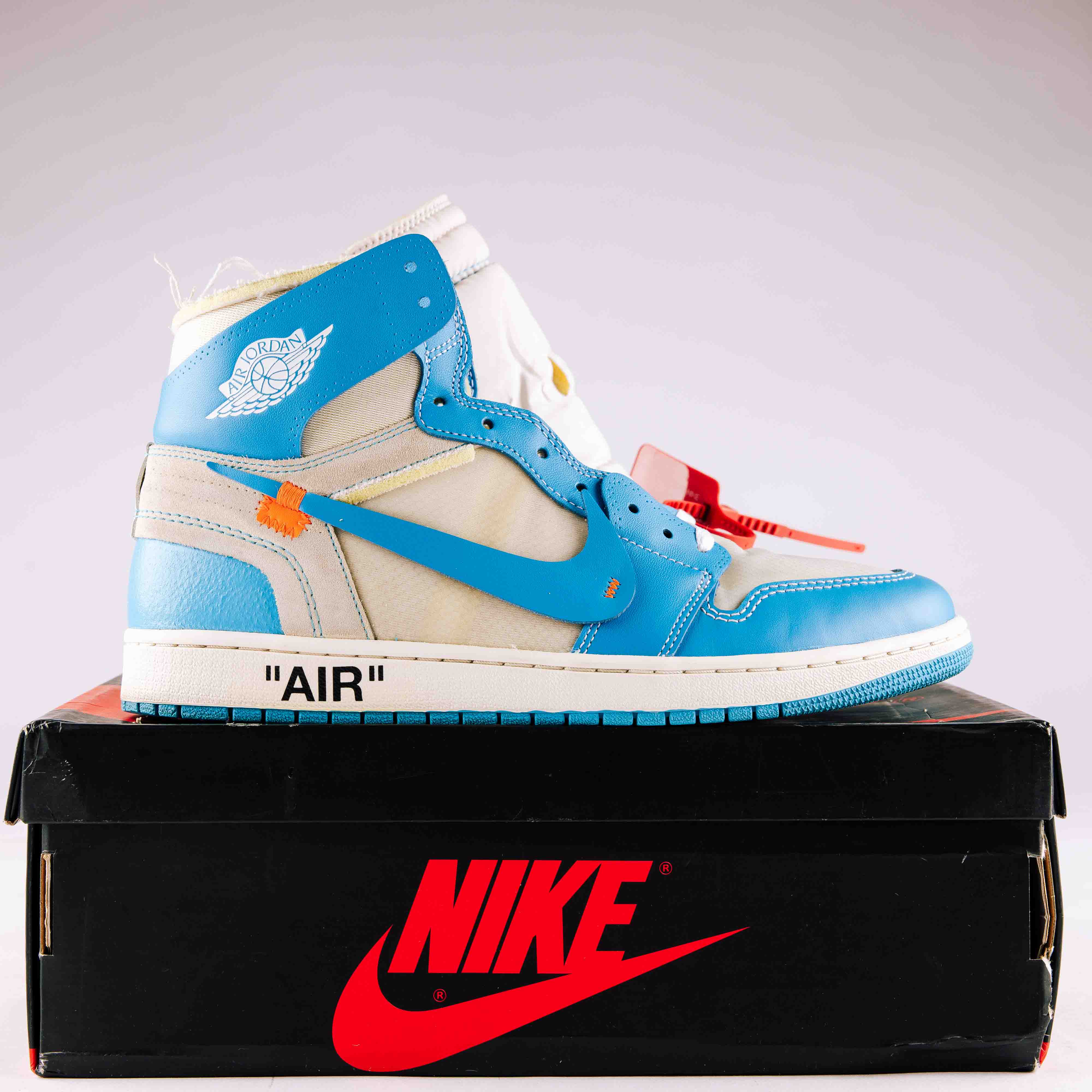 Jordan 1 Retro High Off-White University Blue - Used - 0640 - Common Hype