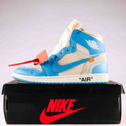 Jordan 1 Retro High Off-White University Blue - Used - 0640 - Common Hype