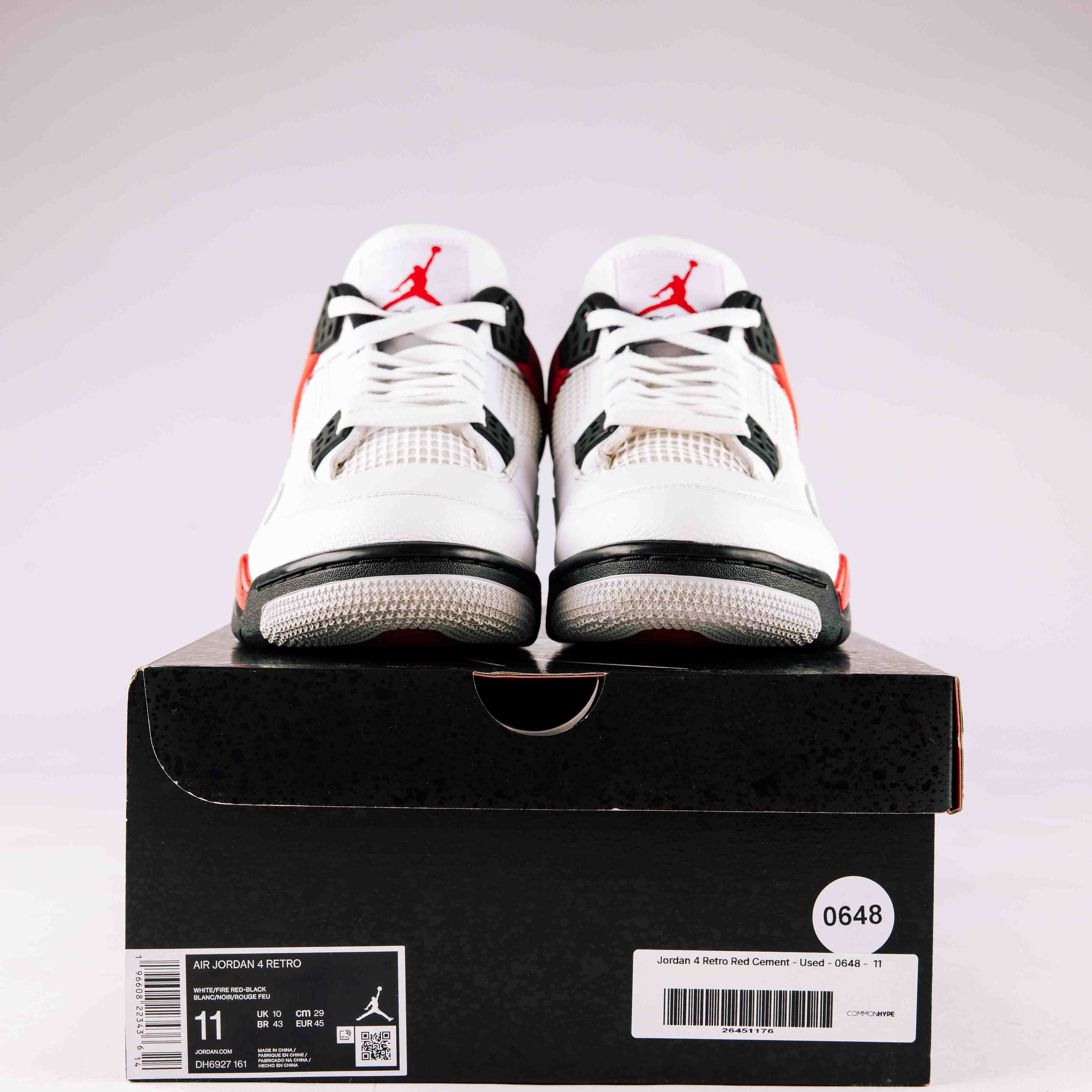 Jordan 4 Retro Red Cement - Used - 0648 - Common Hype