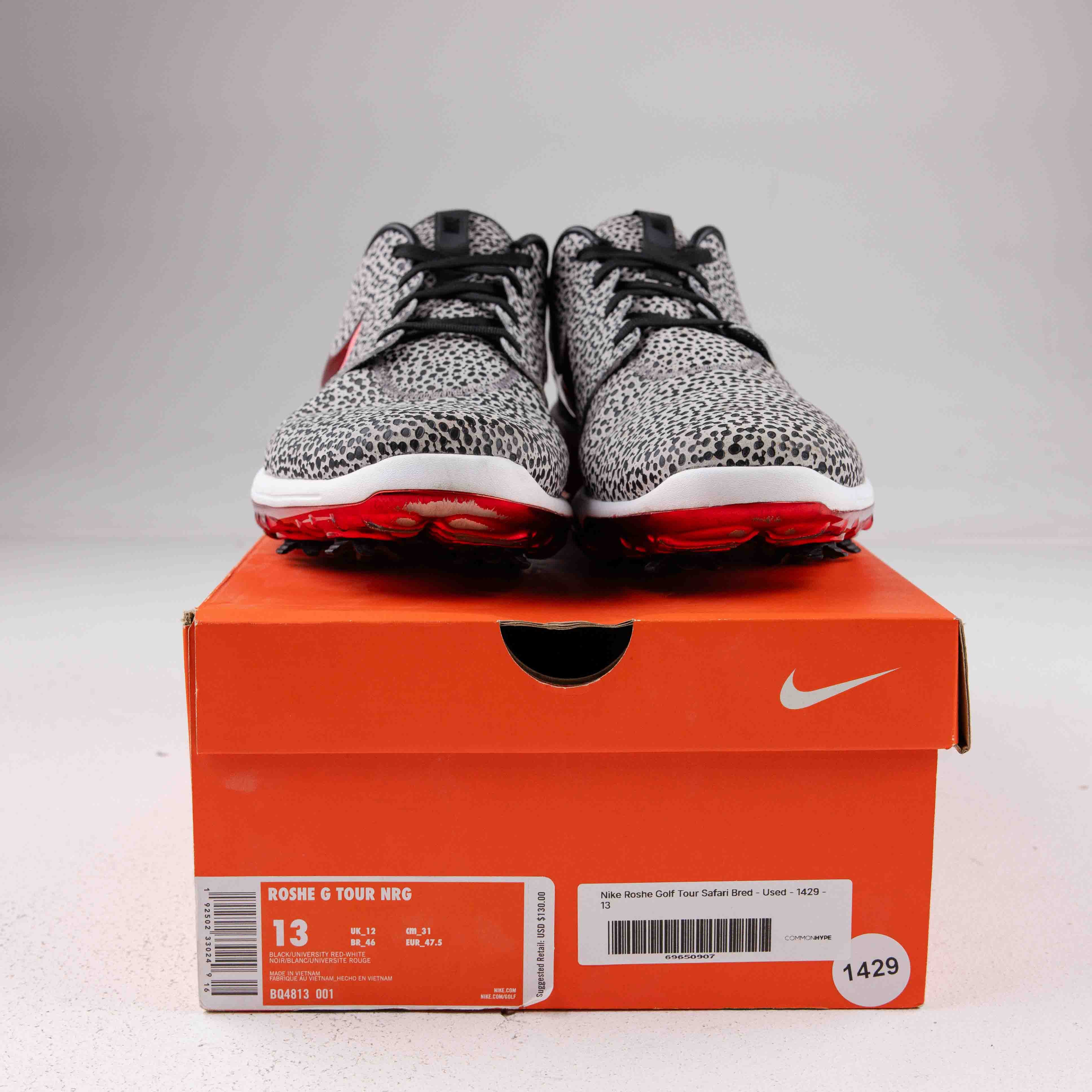 Nike Roshe Golf Tour Safari Bred - Used - 1429