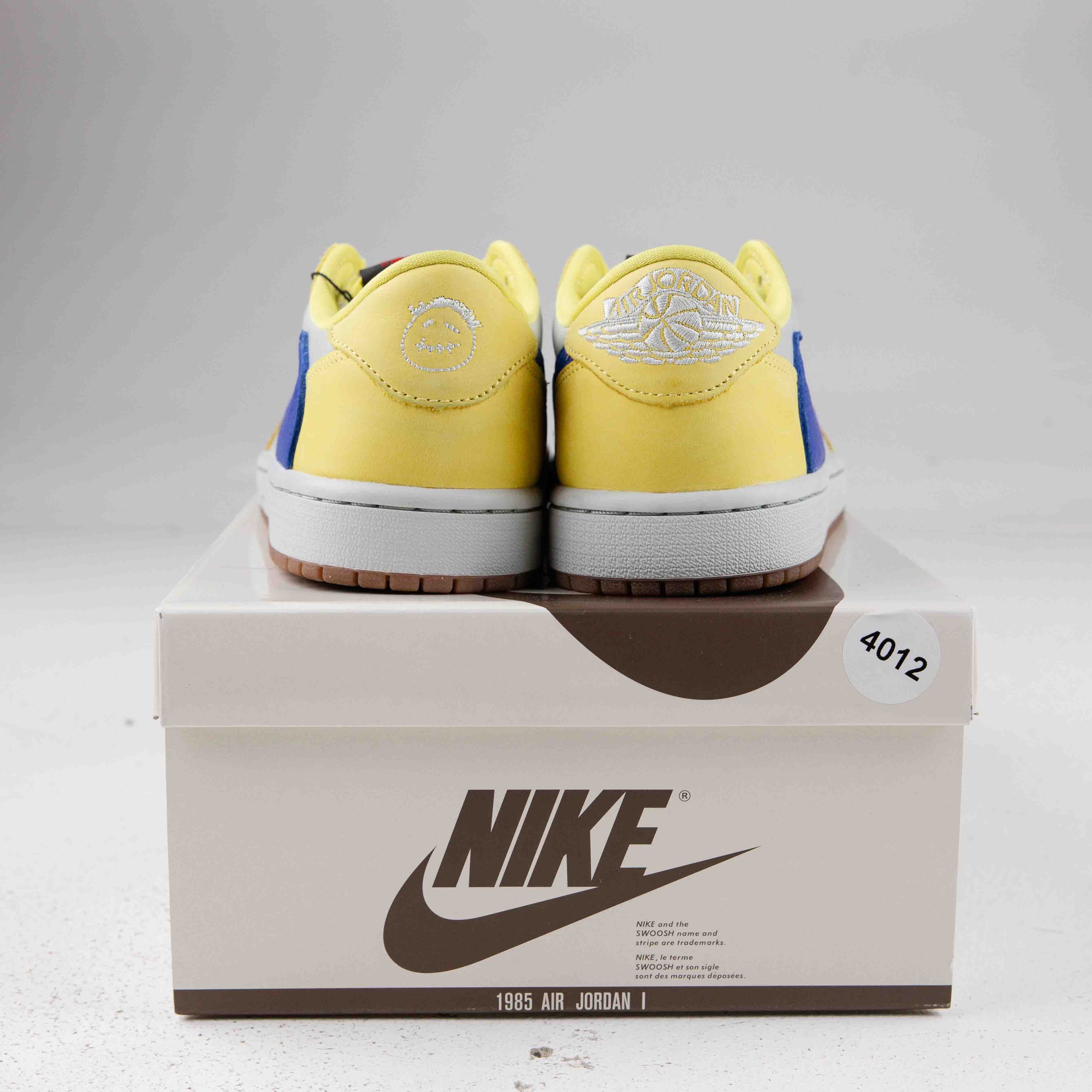 Jordan 1 Retro Low OG SP Travis Scott Canary (Women's) - Used - 4012