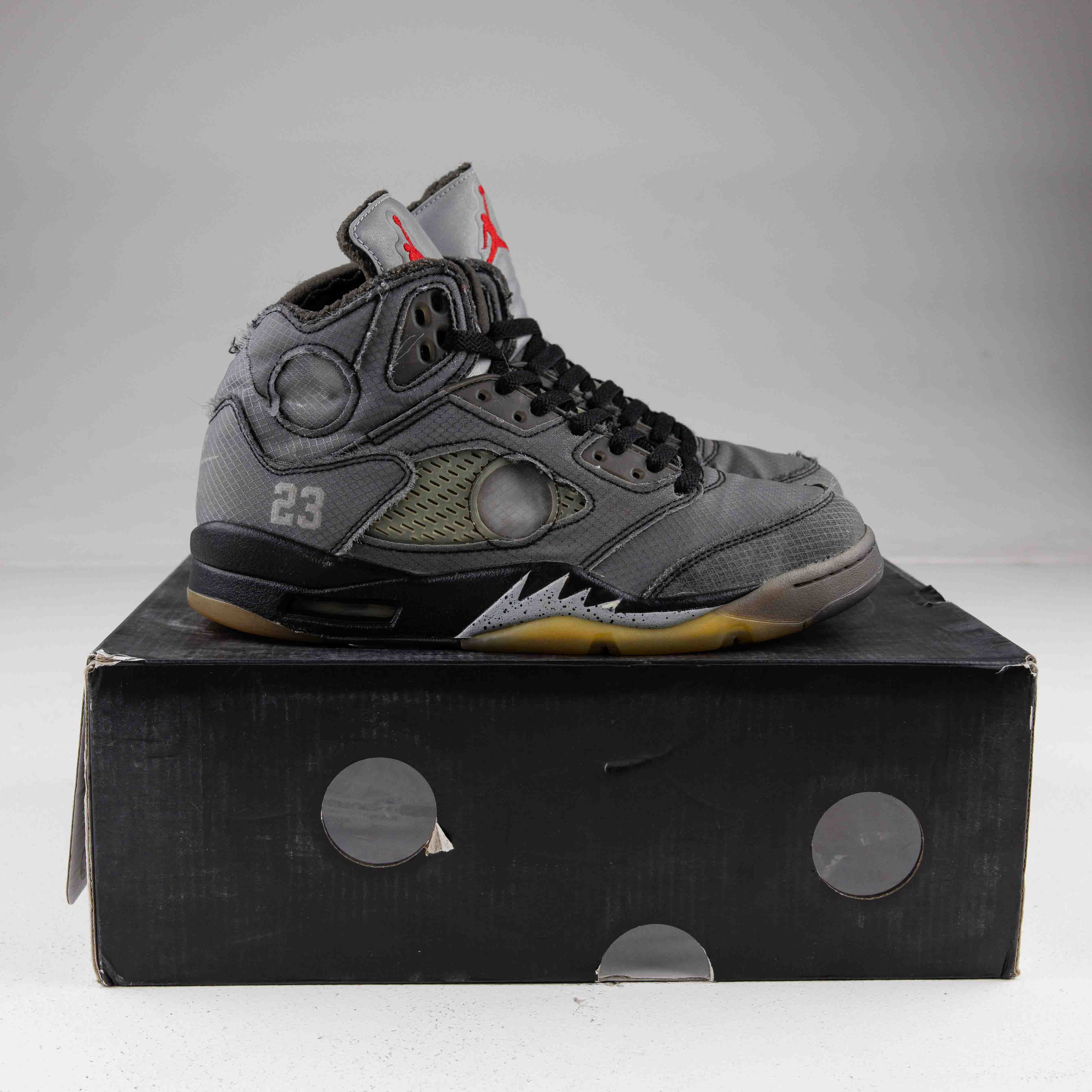 air jordan 5 x off white resell
